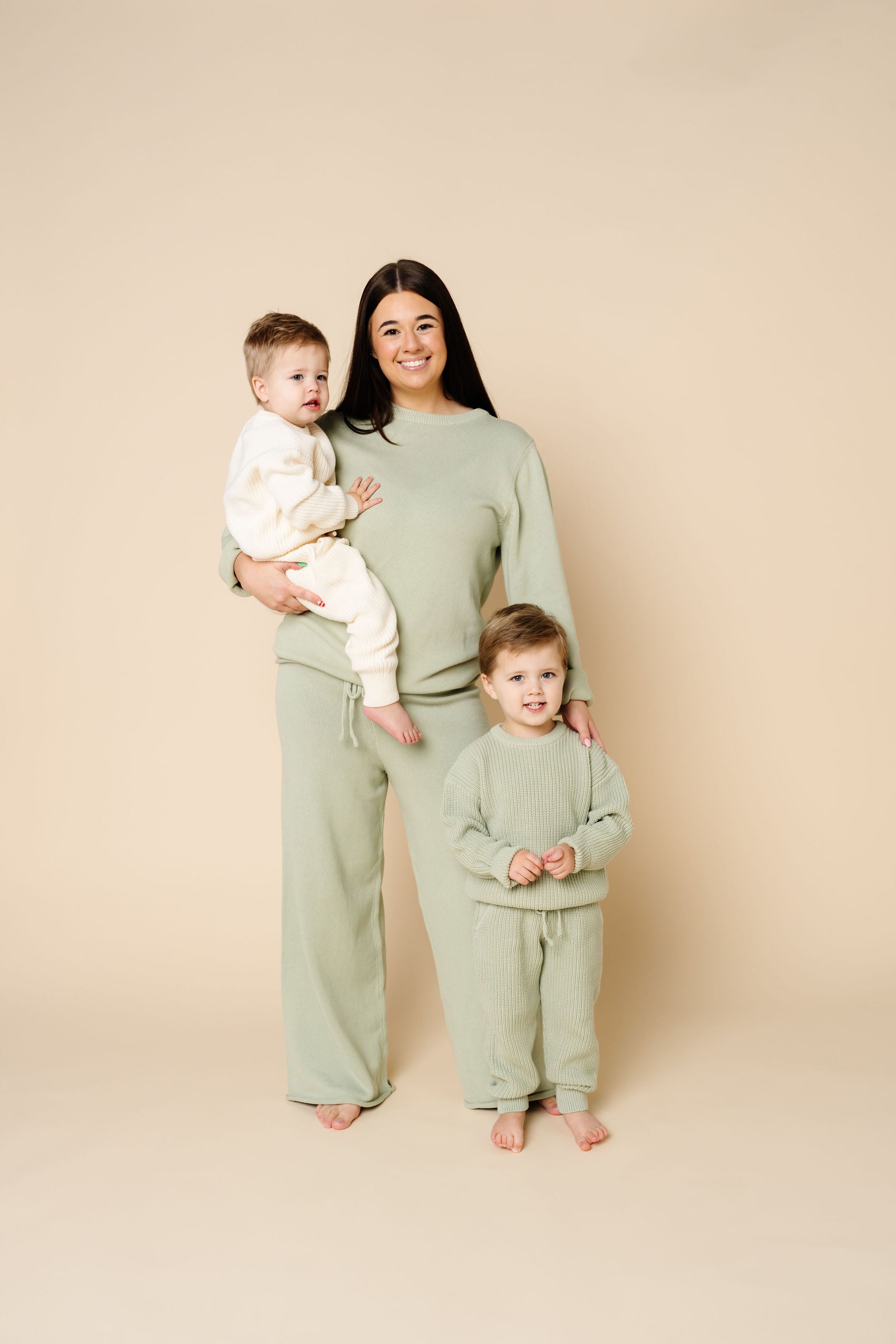Knit Women's Sweater - Sage