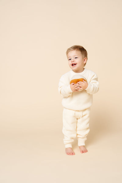 Knit Jogger Pant - Ivory