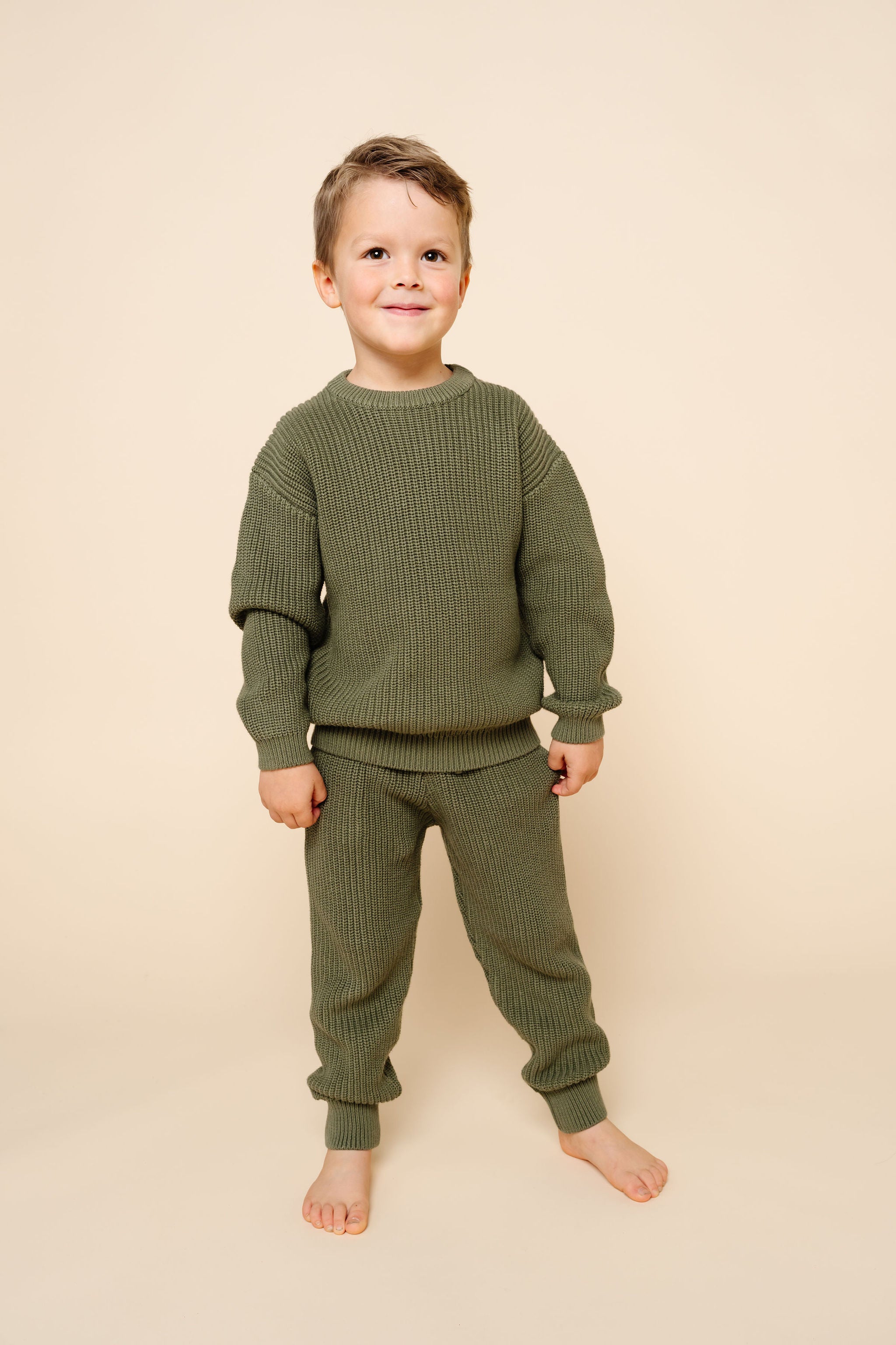 Knit Jogger Pant - Olive