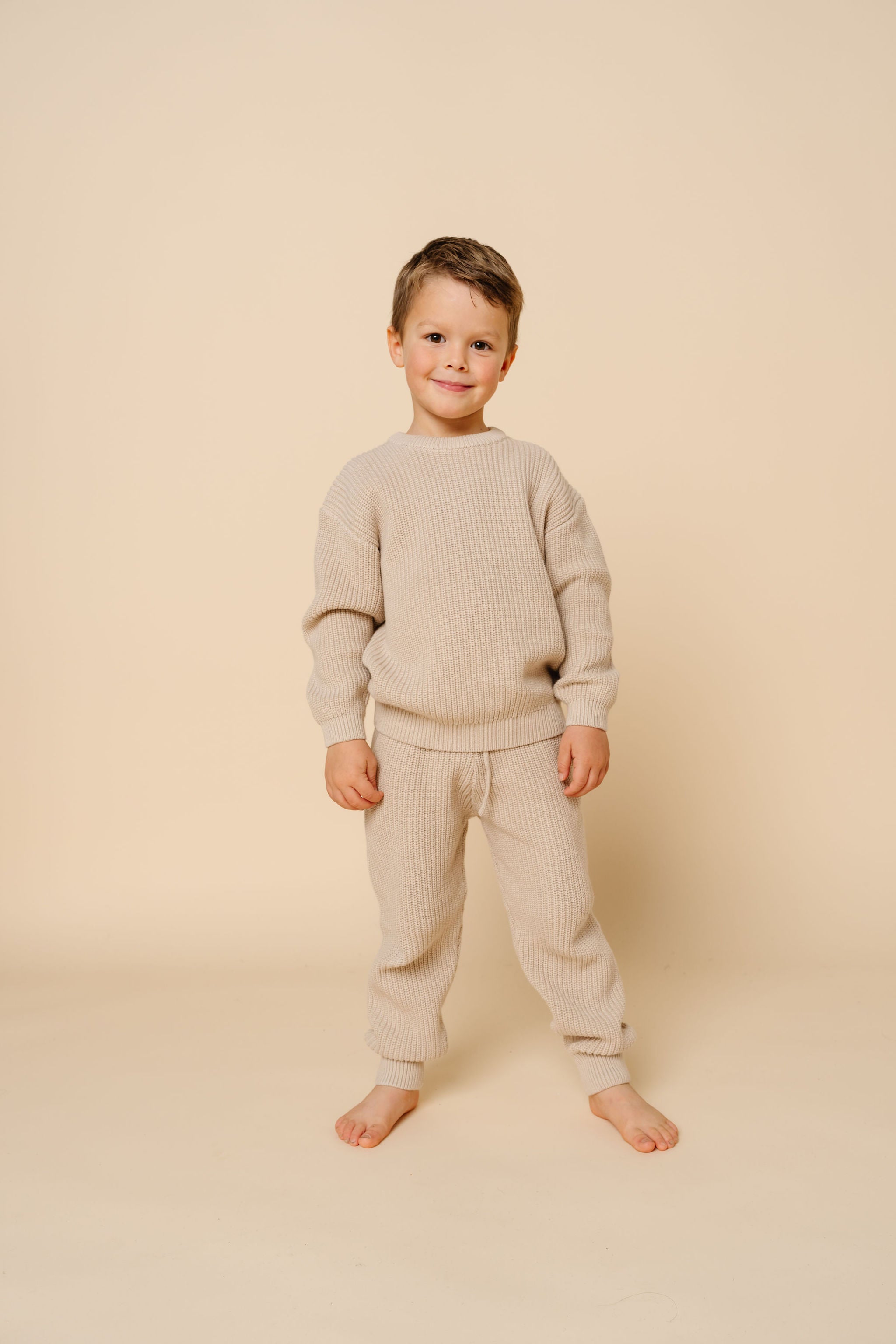 Knit Jogger Pant - Tan