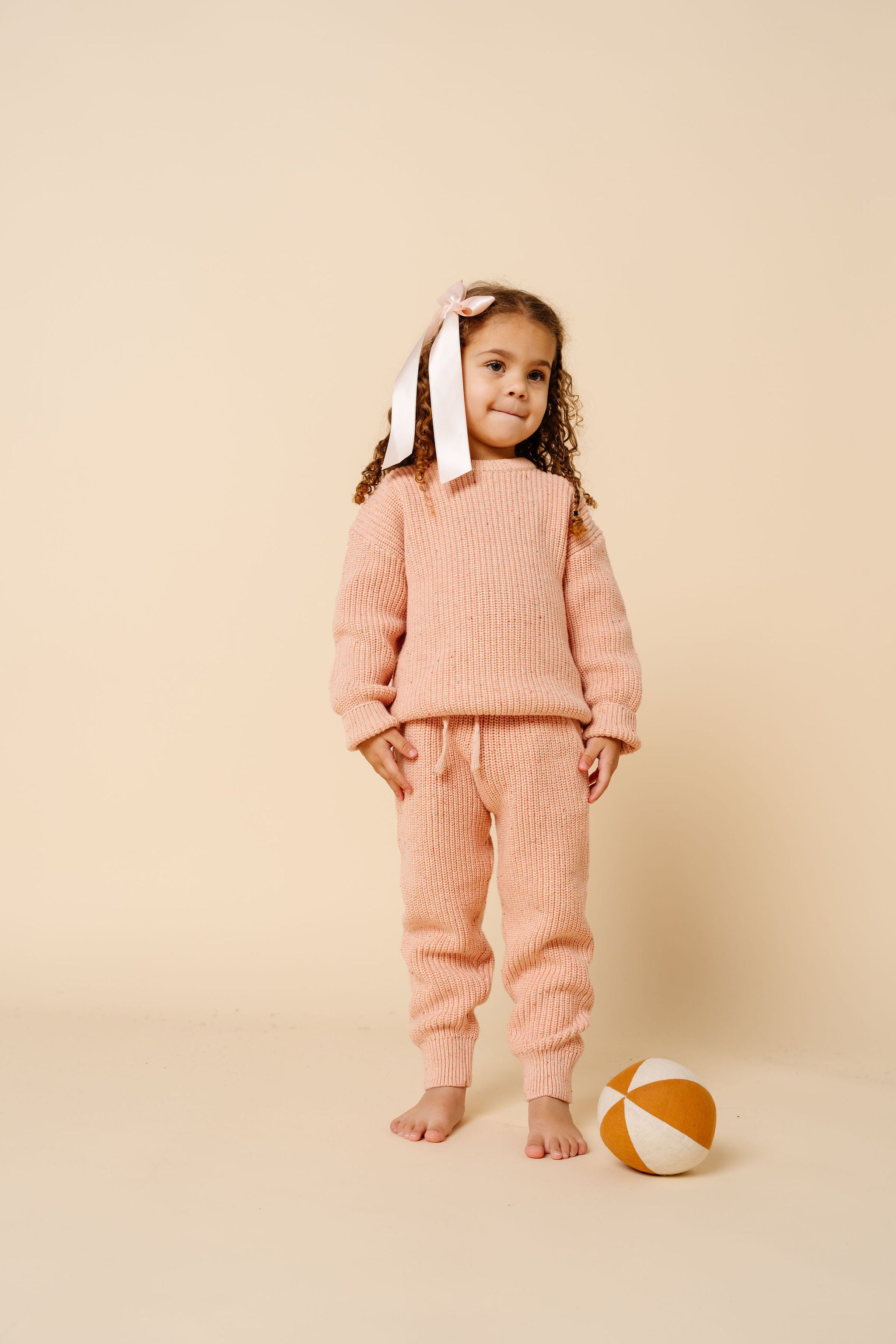 Knit Jogger Pant - Petal Speckle