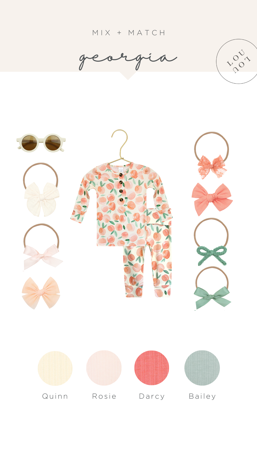 Georgia Newborn Headband Bundle (Gown)