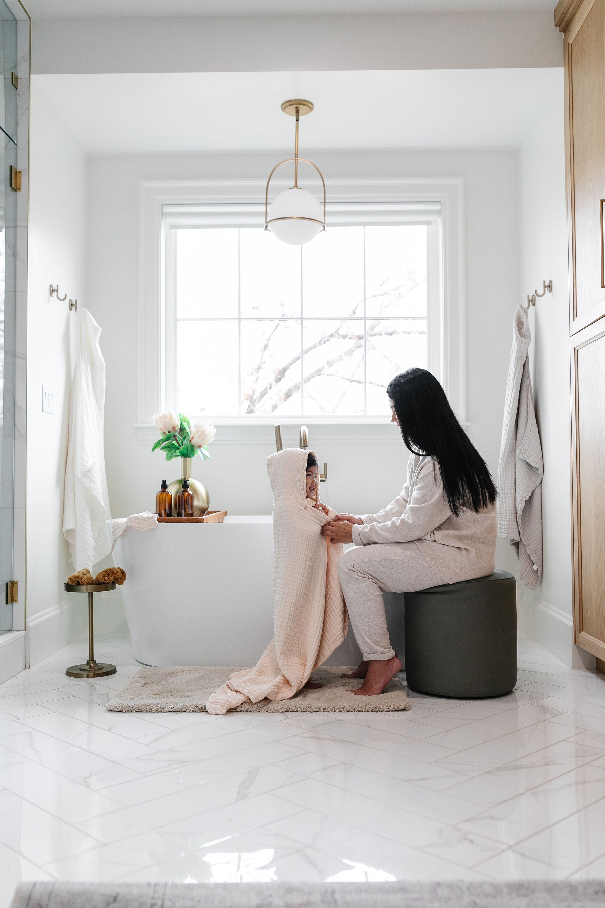 Bath - Child Hooded Towel - Cream