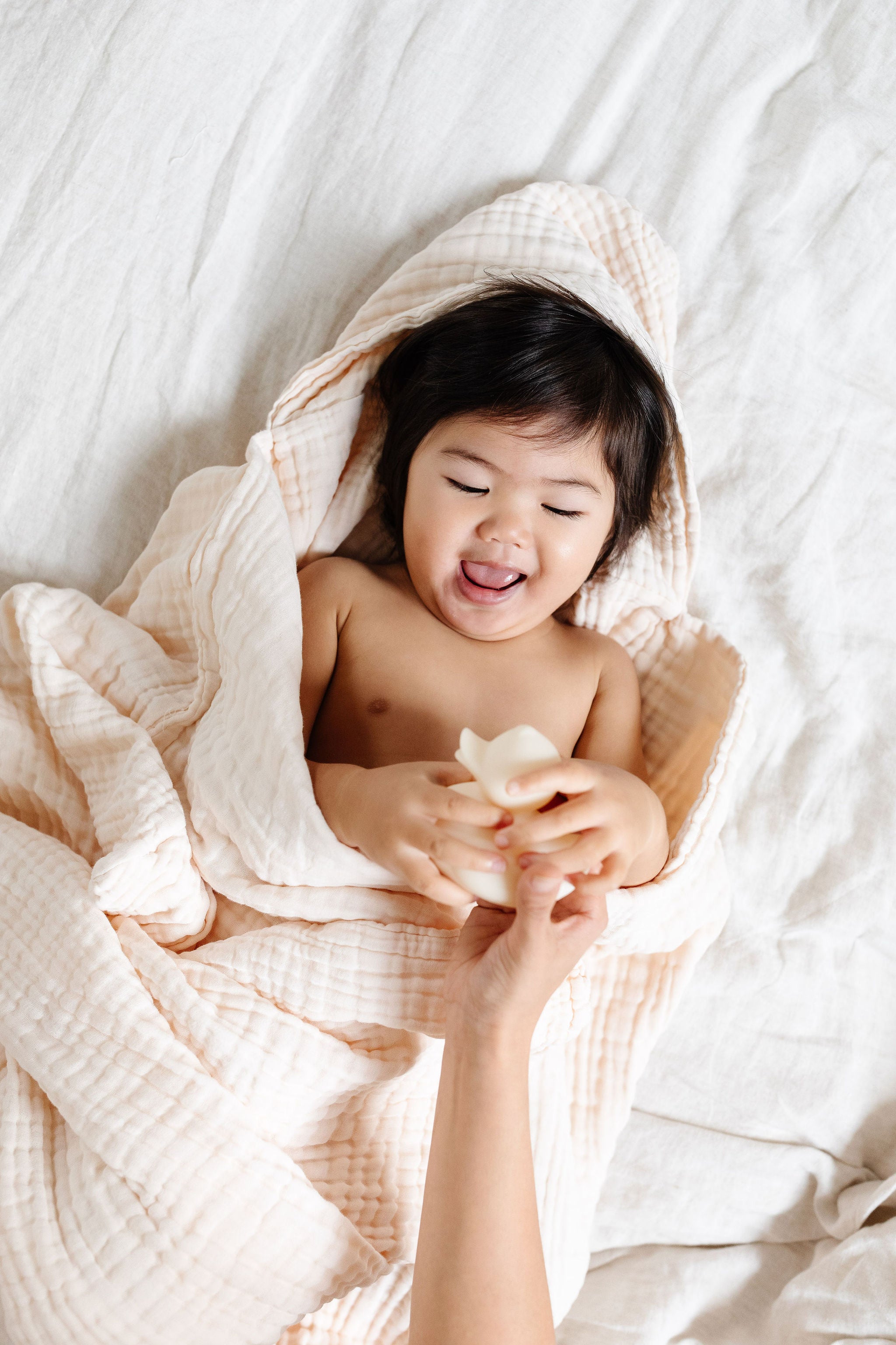 Bath - Child Hooded Towel - Cream