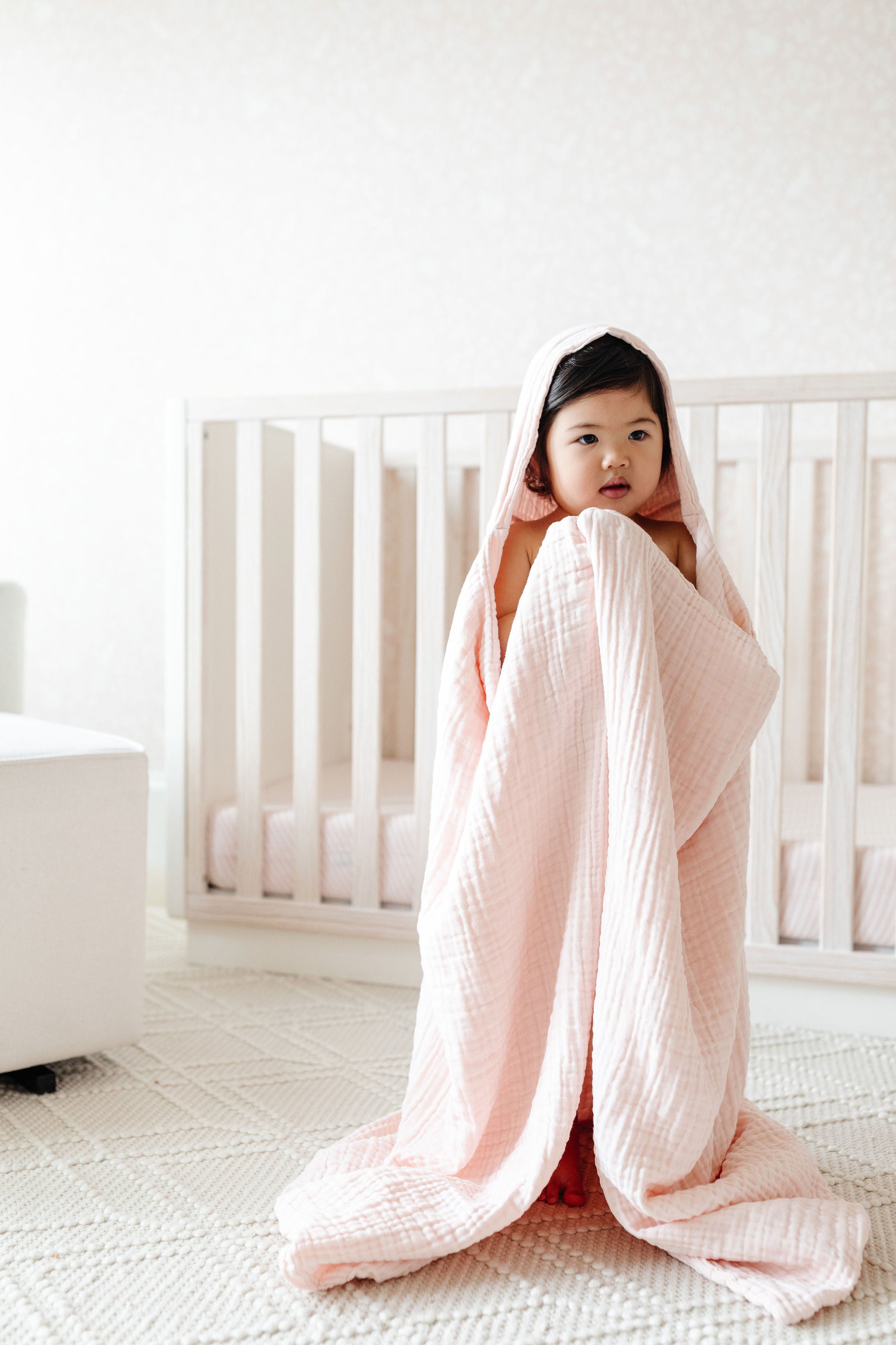 Bath - Child Hooded Towel - Blush