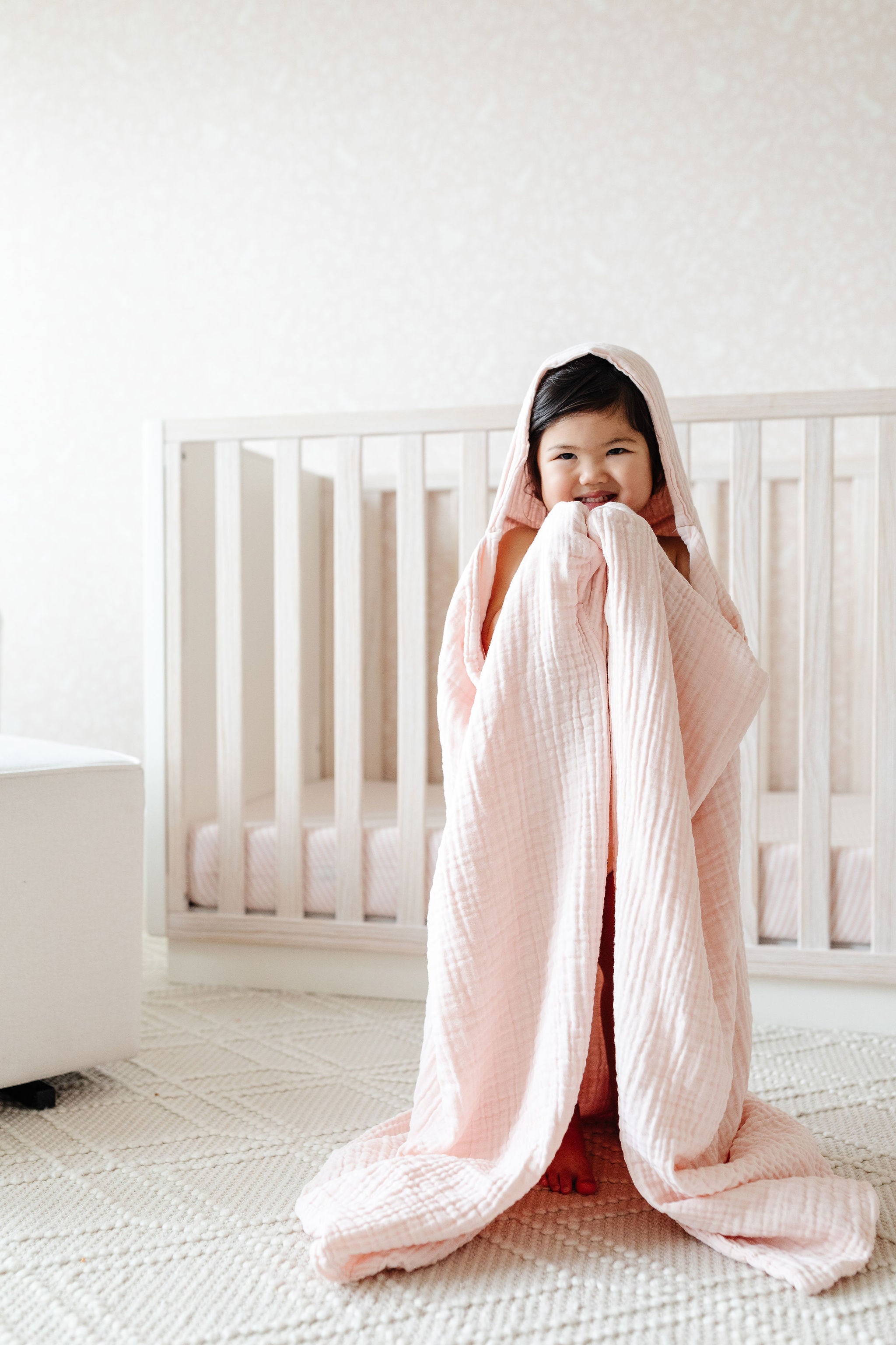 Bath - Child Hooded Towel - Blush