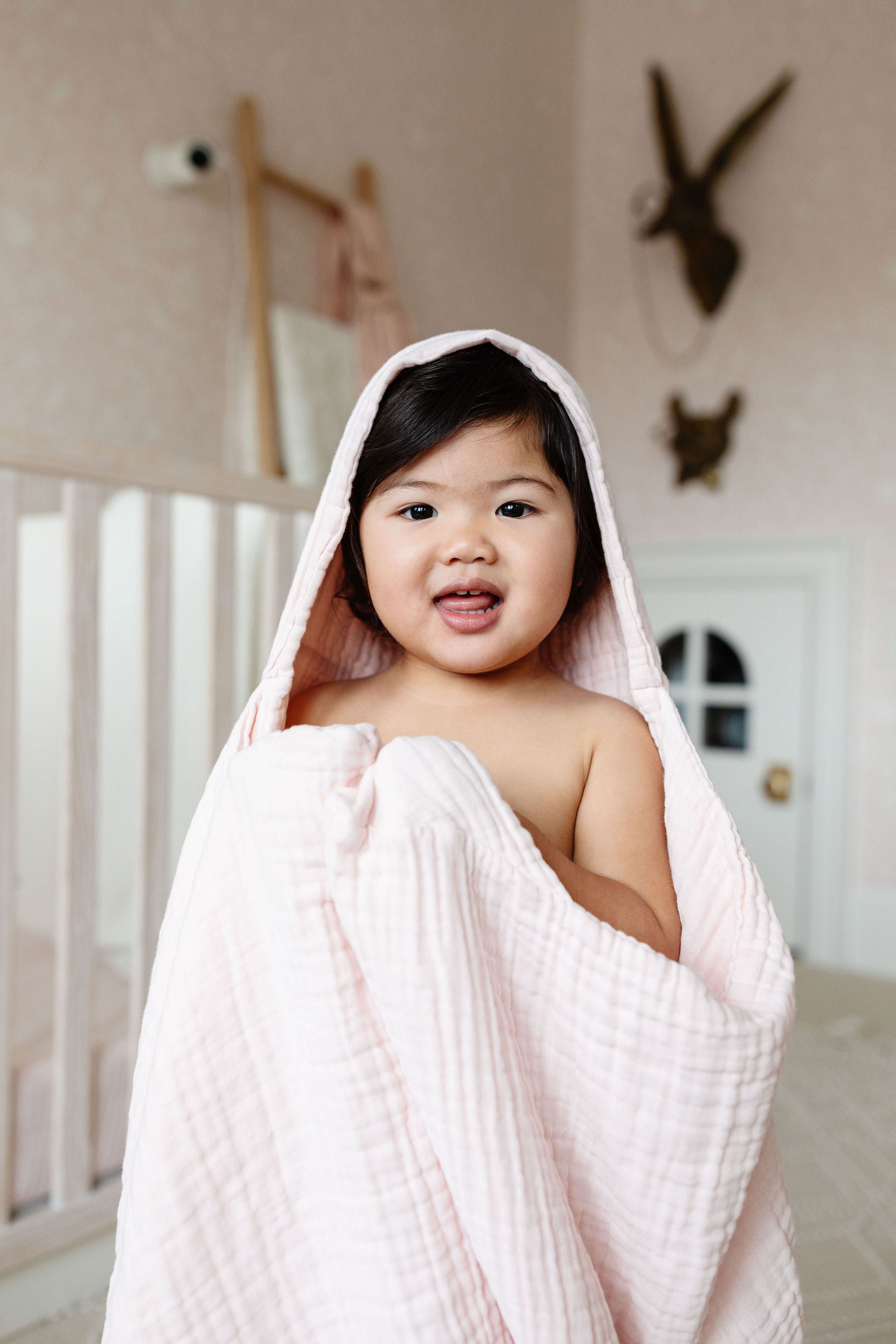 Bath - Child Hooded Towel - Blush