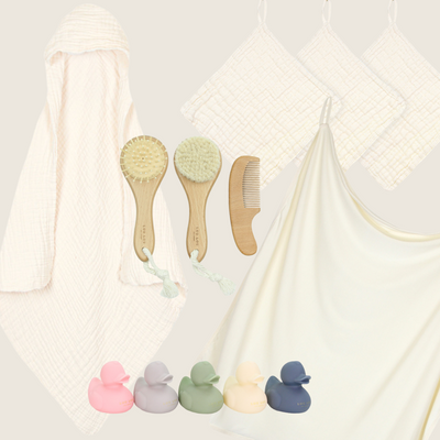 Bath Baby Bundle - Cream