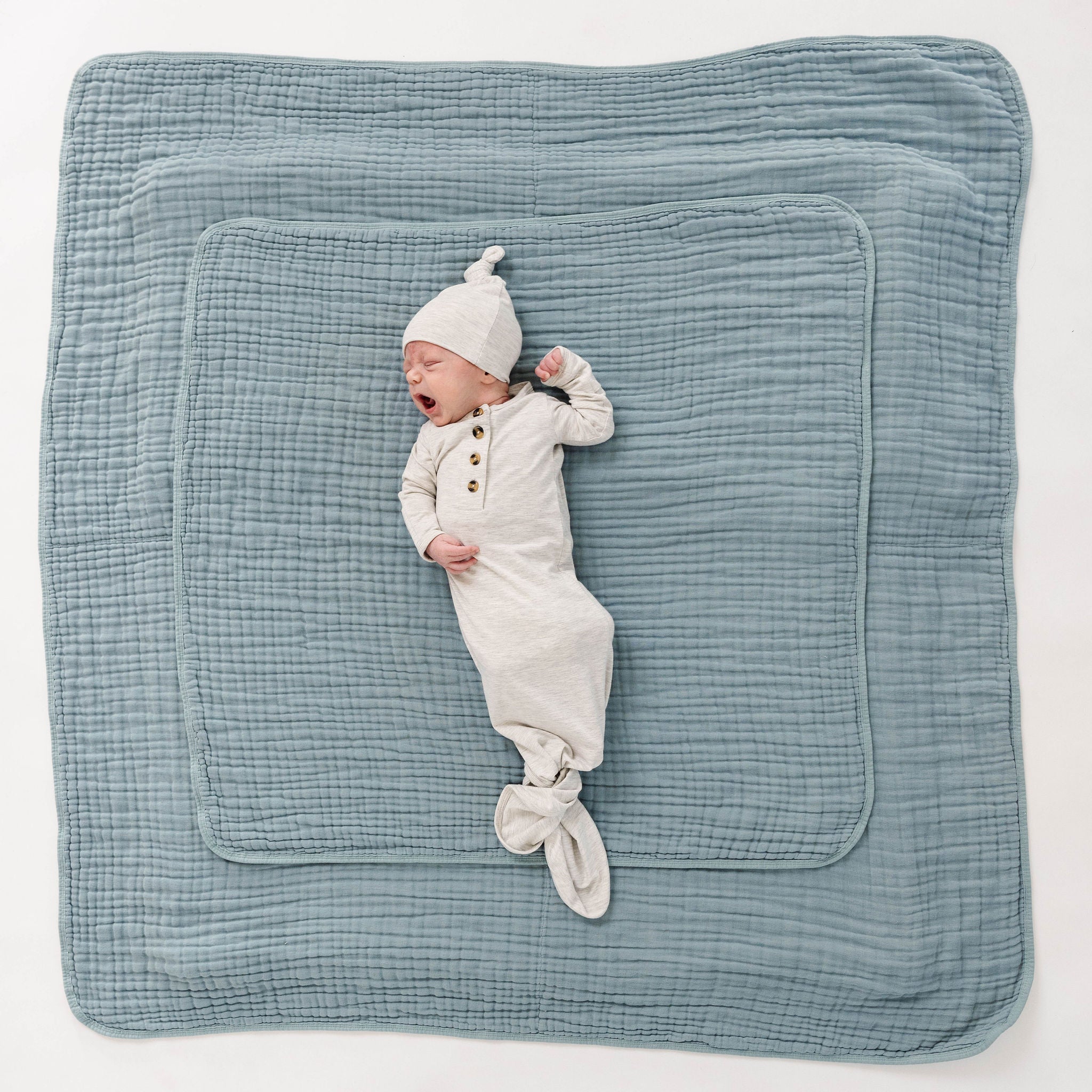 Cloud Muslin™ Quilt - Steel