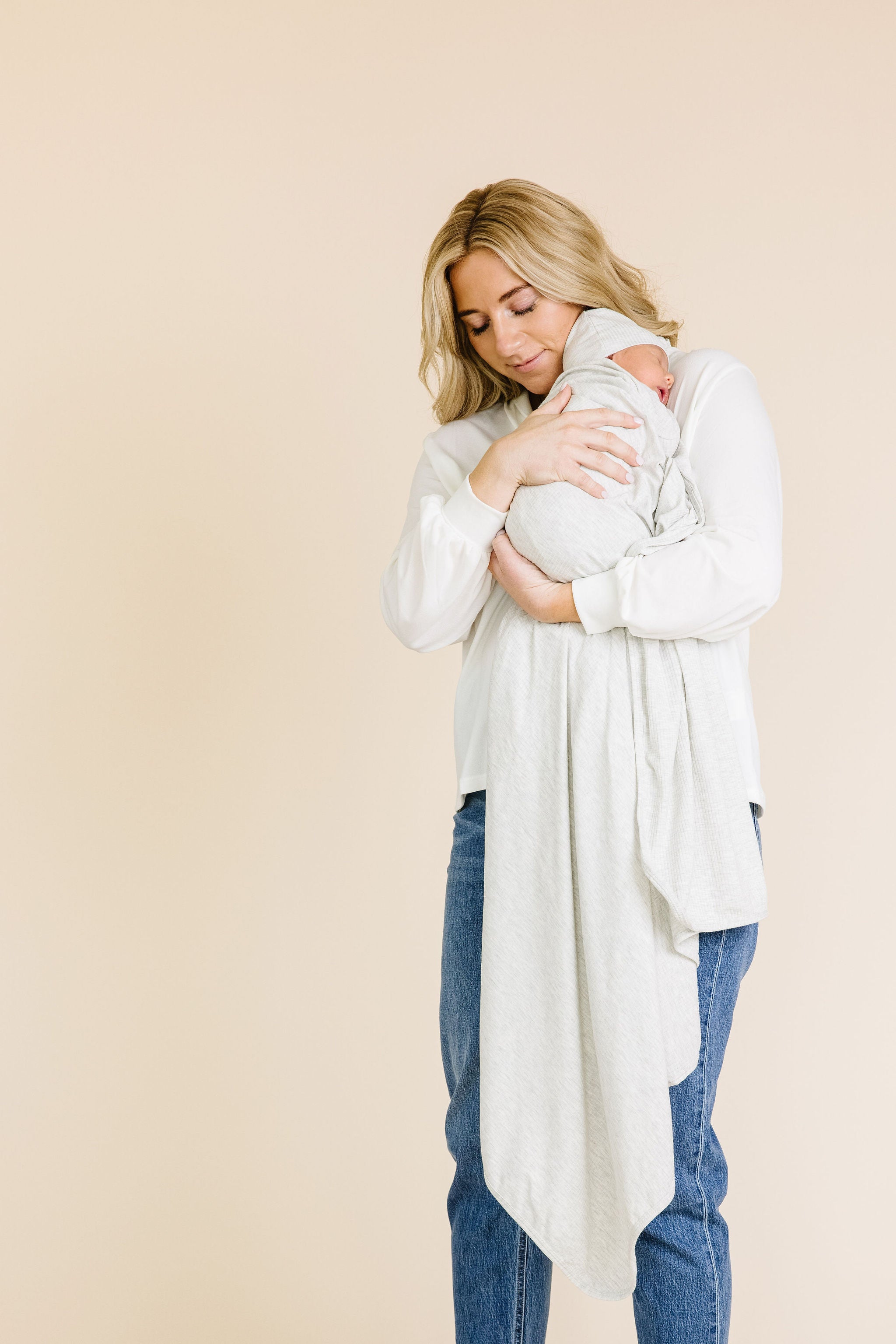 Stevie Ribbed Newborn Hat Bundle (Top + Bottom)