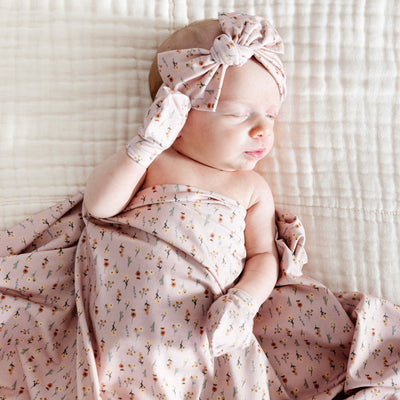 Mila Newborn Headband Bundle (Gown)
