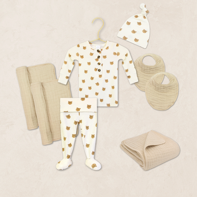 Cloud Muslin Gift Bundle: Teddy