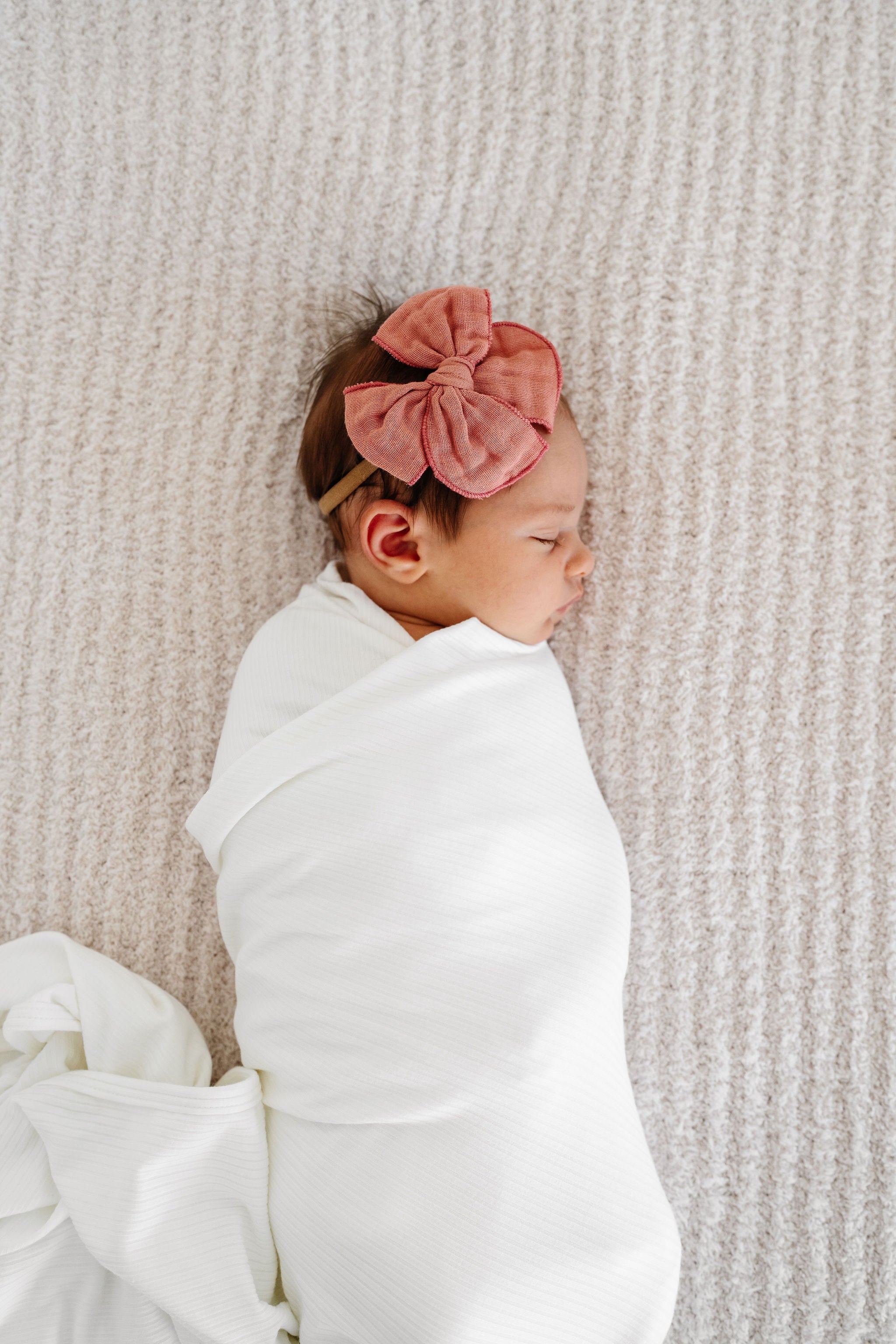 Cloud Muslin™ Heirloom Bow - Rose