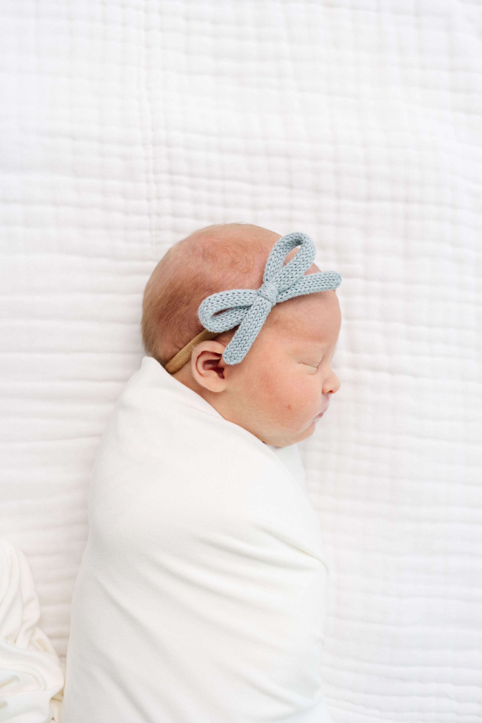 Sweater Bow - Steele Knit Headband