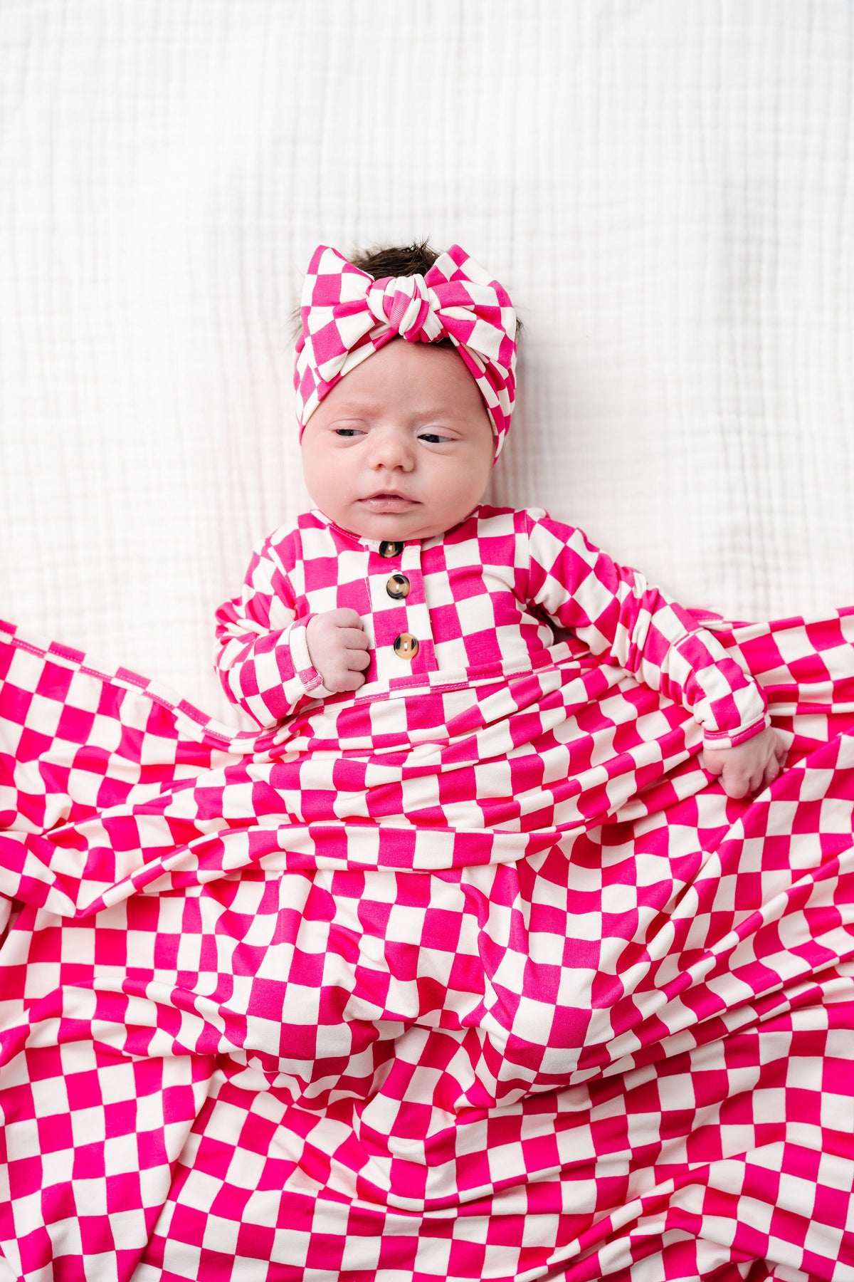 Kate Newborn Headband Bundle + Knotted Gown