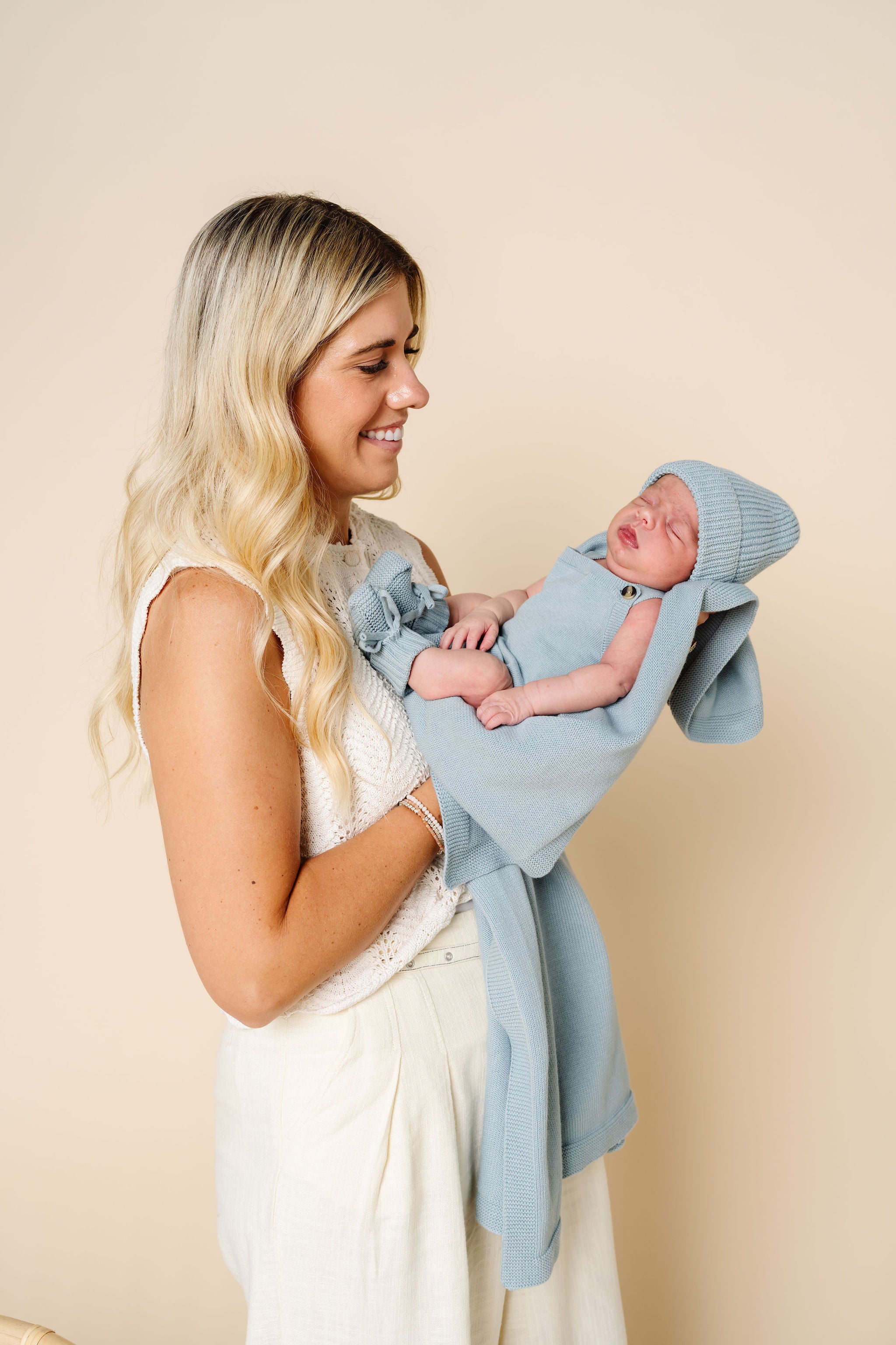 Knit Tank Onesie - Steele Overall
