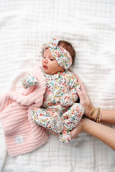 Millie Newborn Headband Bundle + Zipper Footie