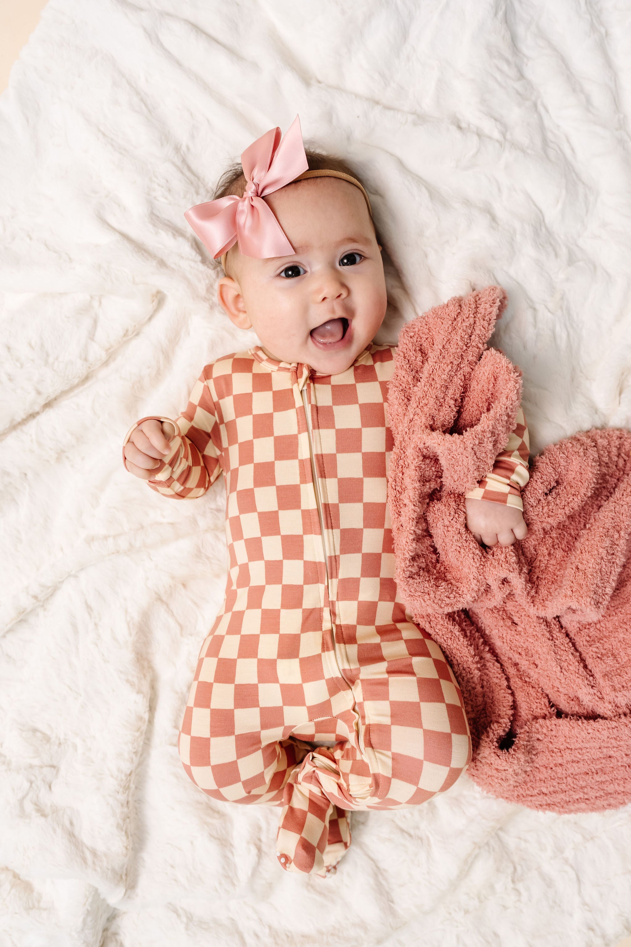 Chenille Blanket - Rose - Mini/Lovey