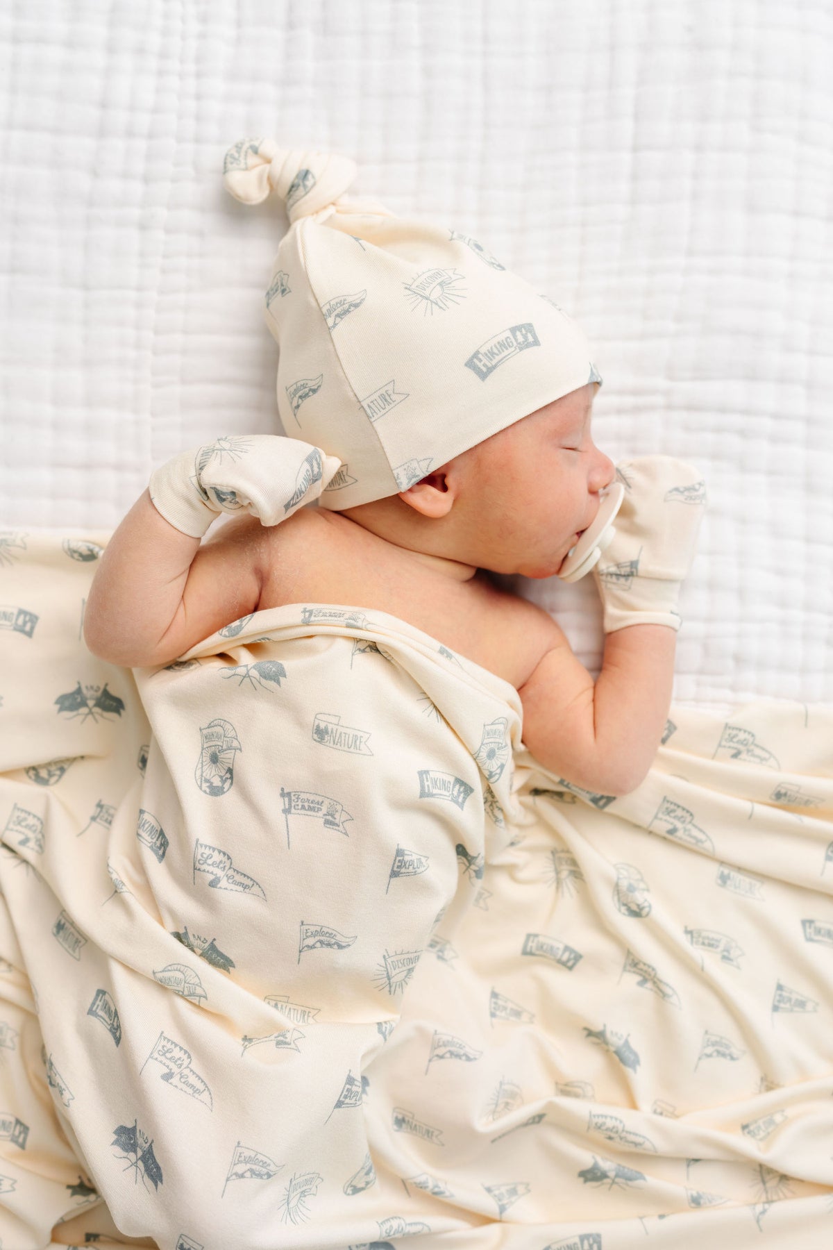 Parks Newborn Hat Bundle + Top + Bottoms