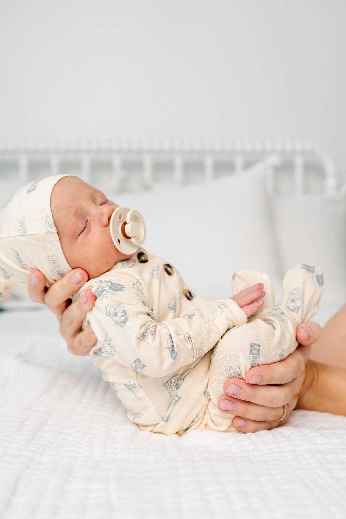 Parks Newborn Hat Bundle + Top + Bottoms