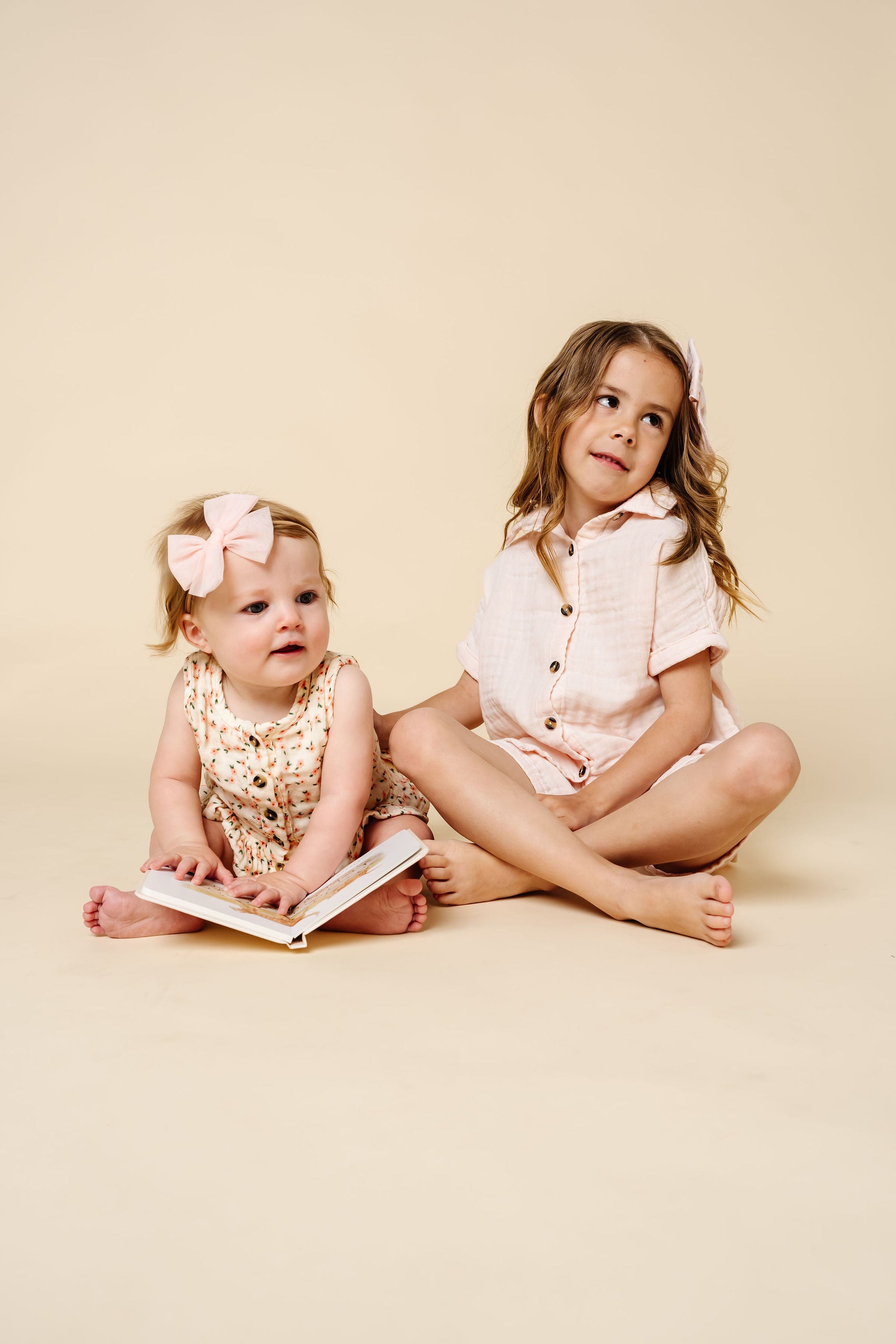 Cloud Muslin™ Shirt + Short Set - Blush