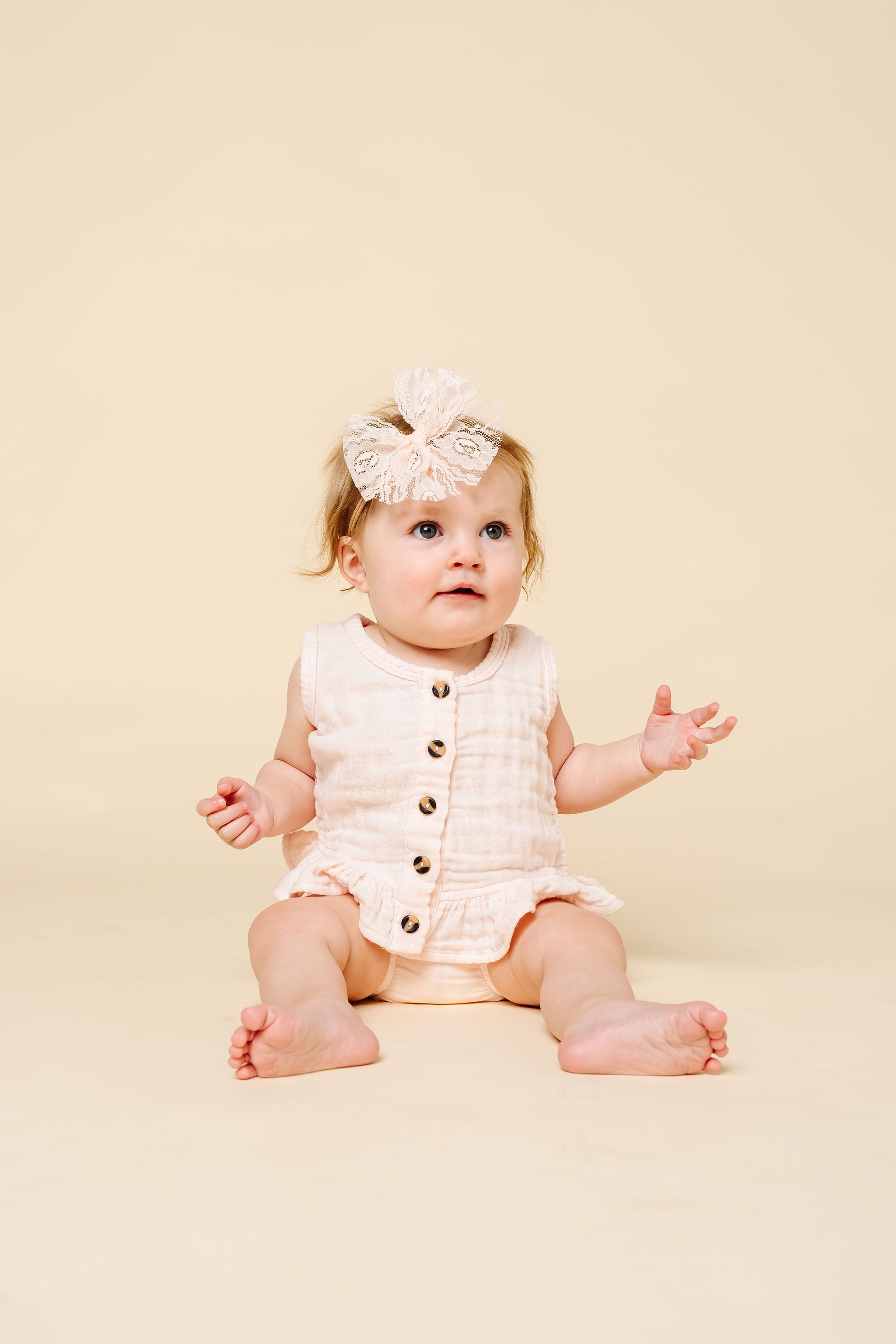 Ruffle Tank + Bloomer Set - Blush