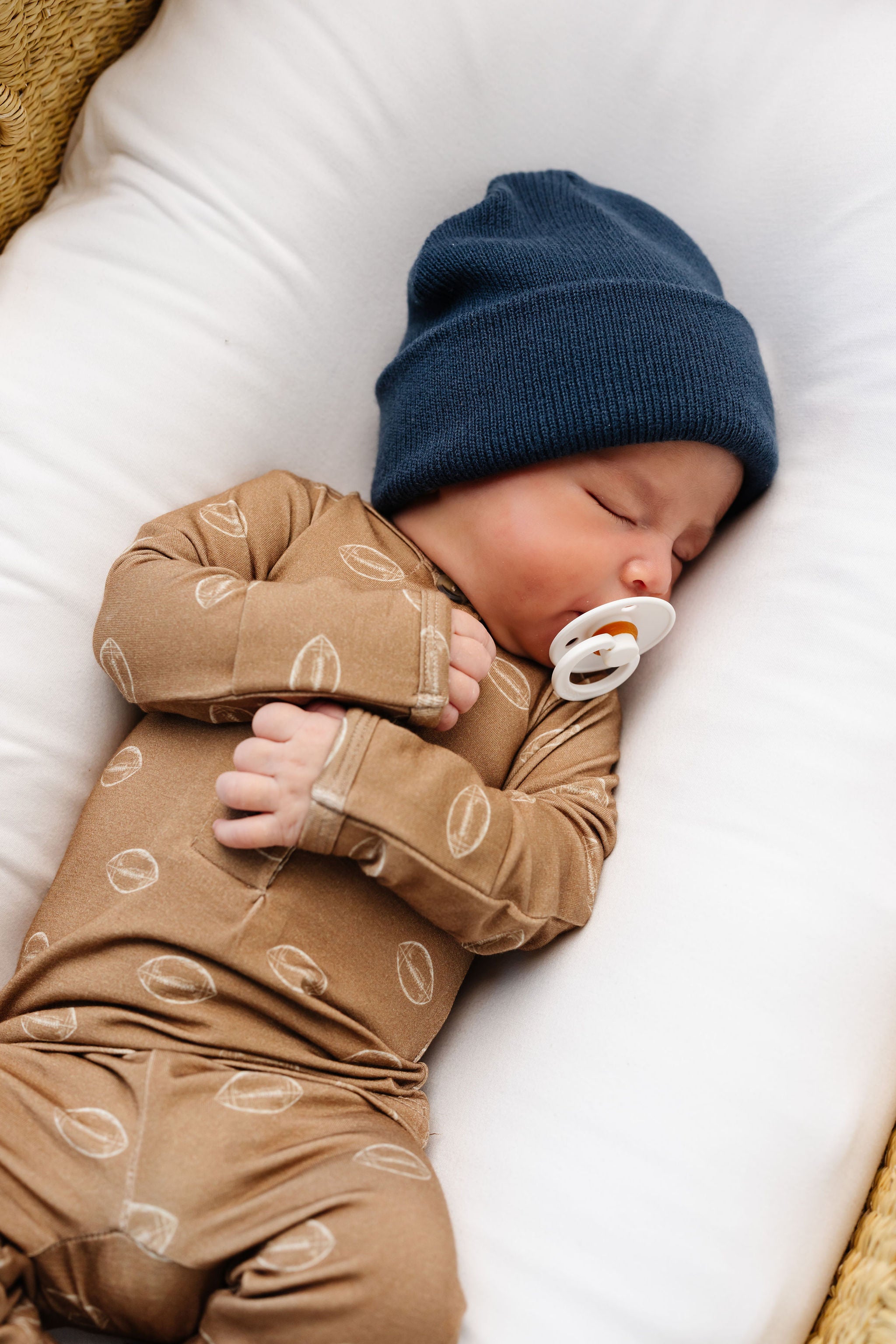 Brady Newborn Hat Bundle + Top + Bottoms