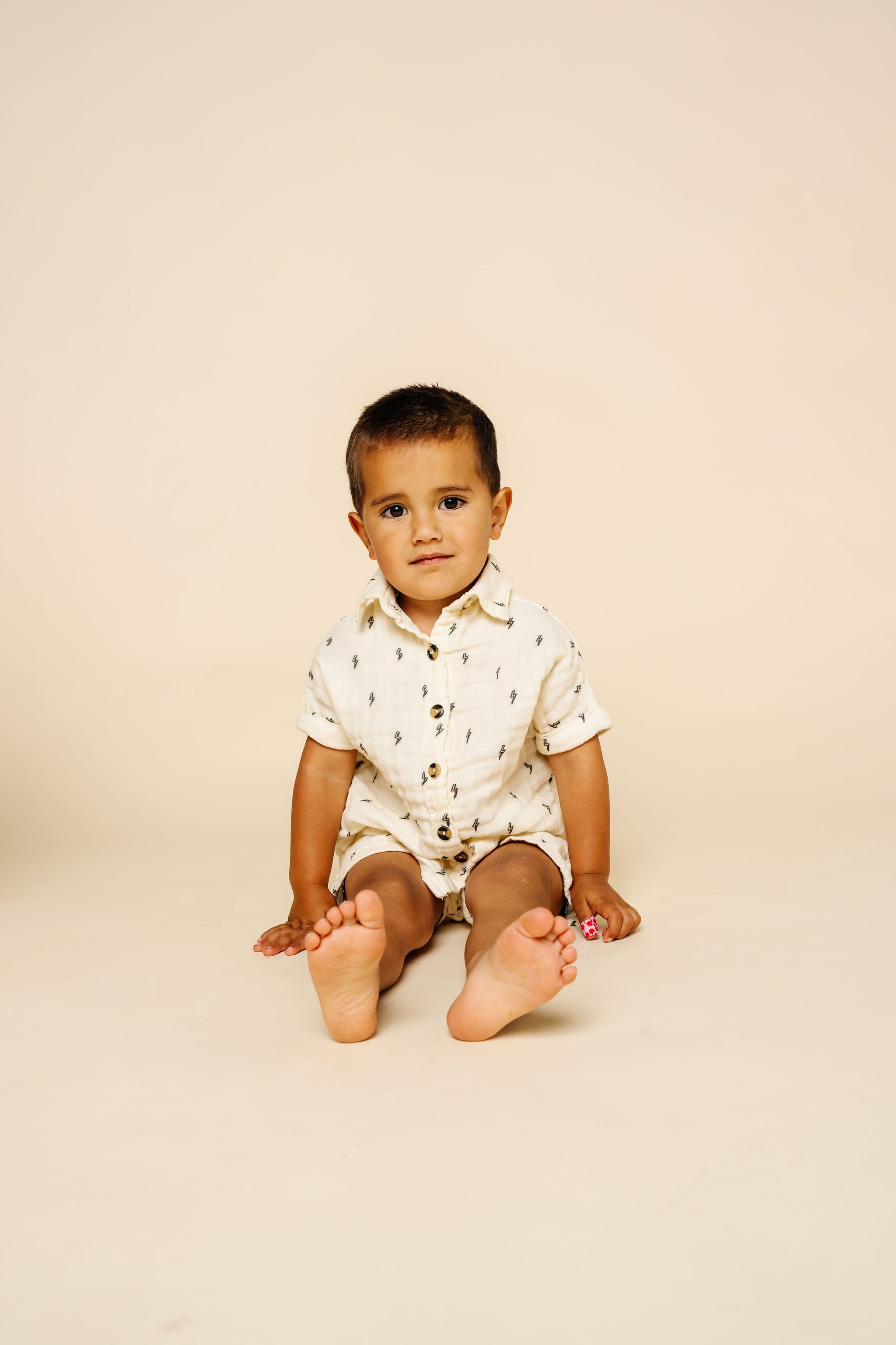 Cloud Muslin™ Shirt + Short Set - Lightning Bolt