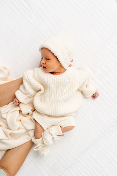 Heirloom Knit Gift Bundle: Ivory