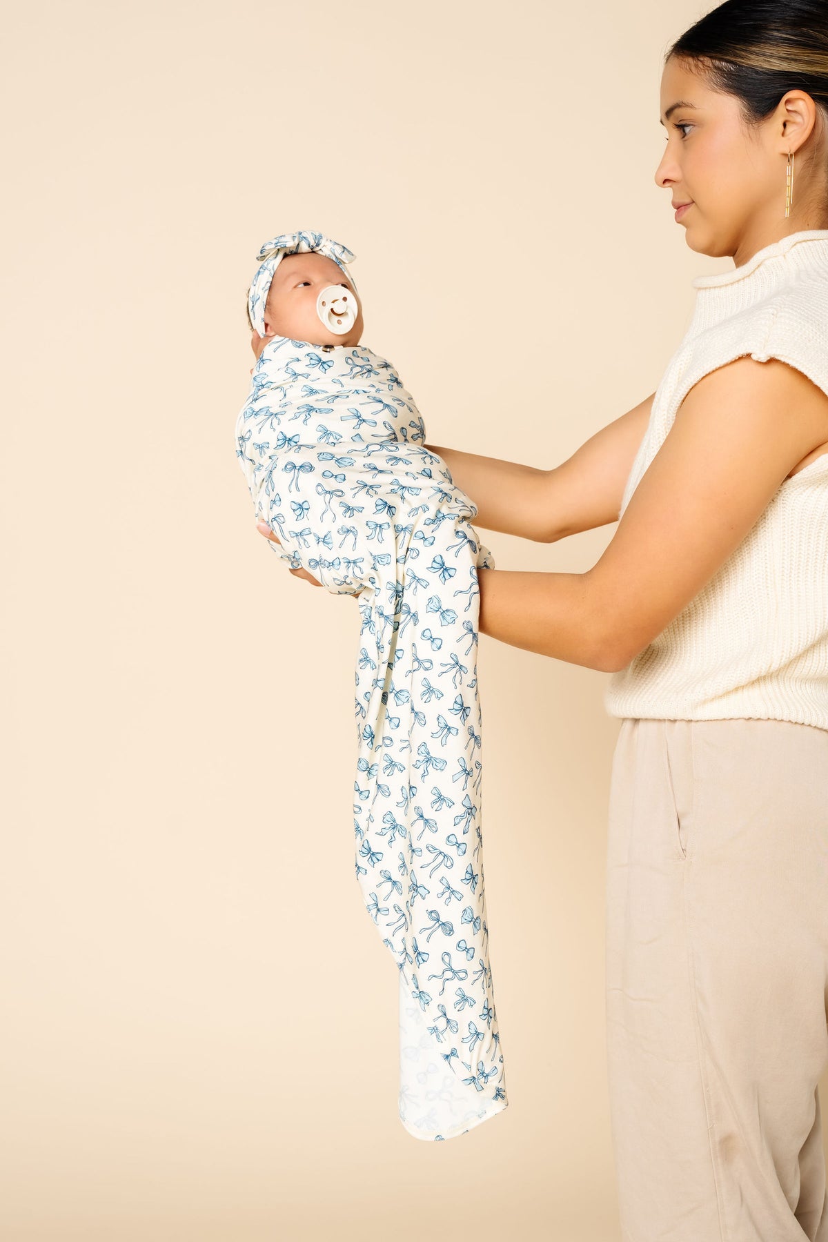Stella Newborn Headband Bundle + Knotted Gown