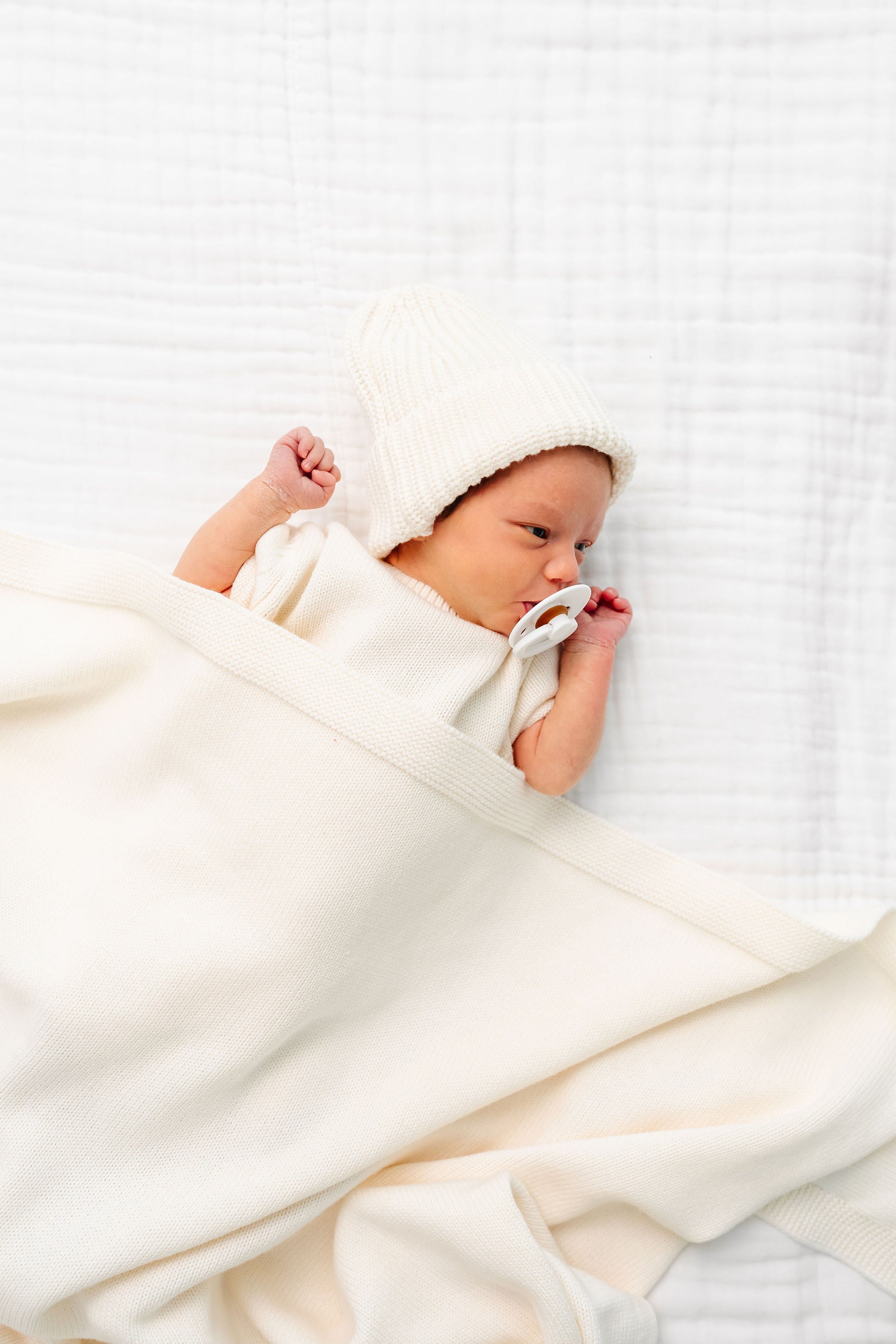 Knit Blanket - Ivory