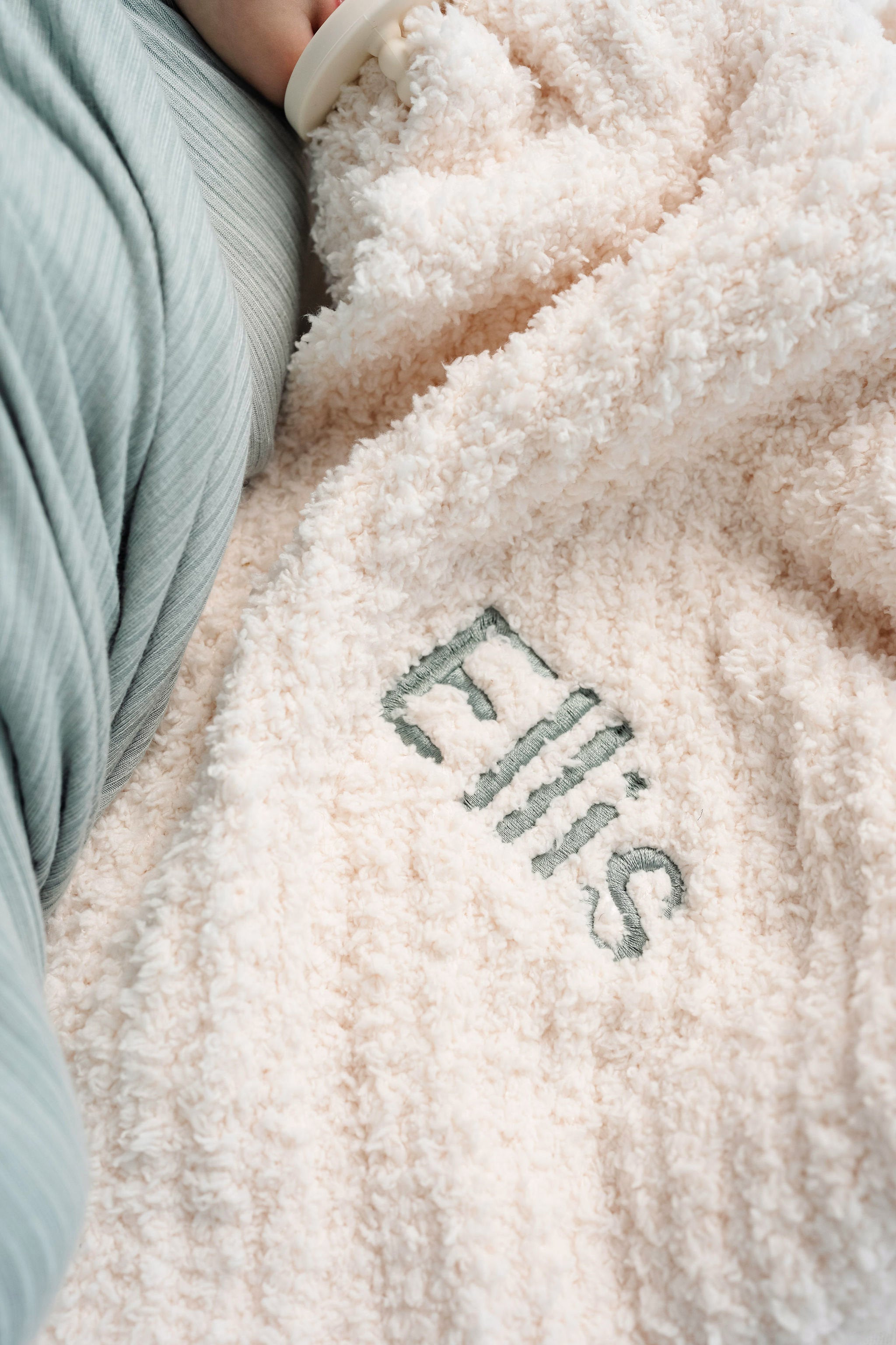 Chenille Blanket - Sky Blue - Small & Large
