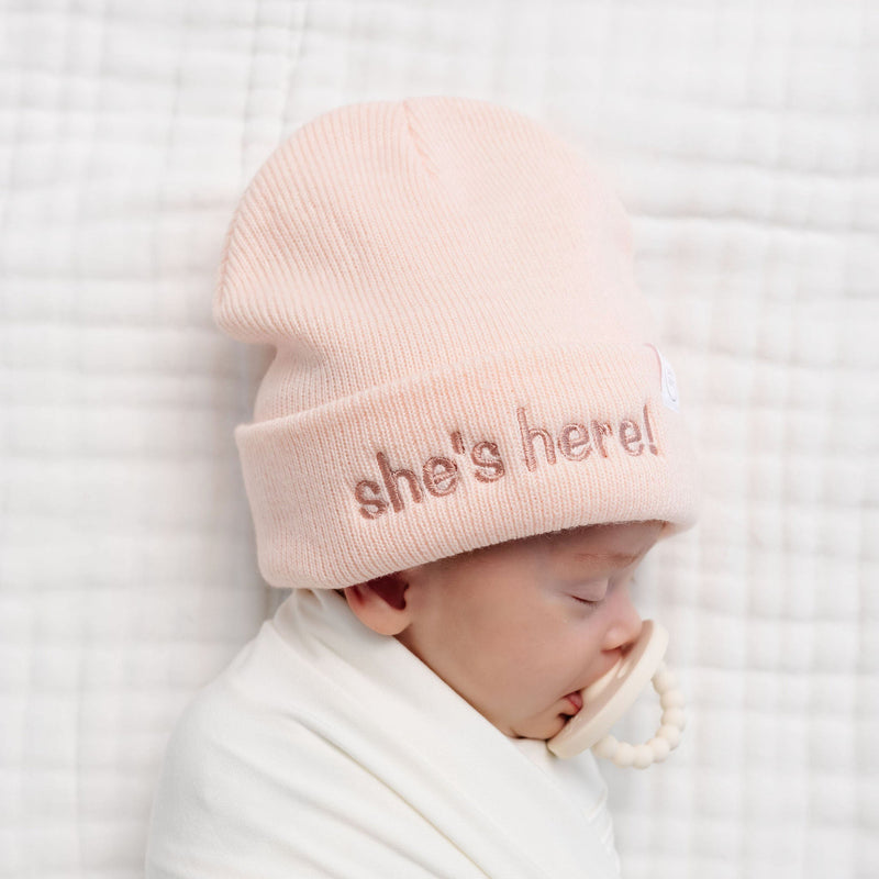 Beanie - "She's Here!"