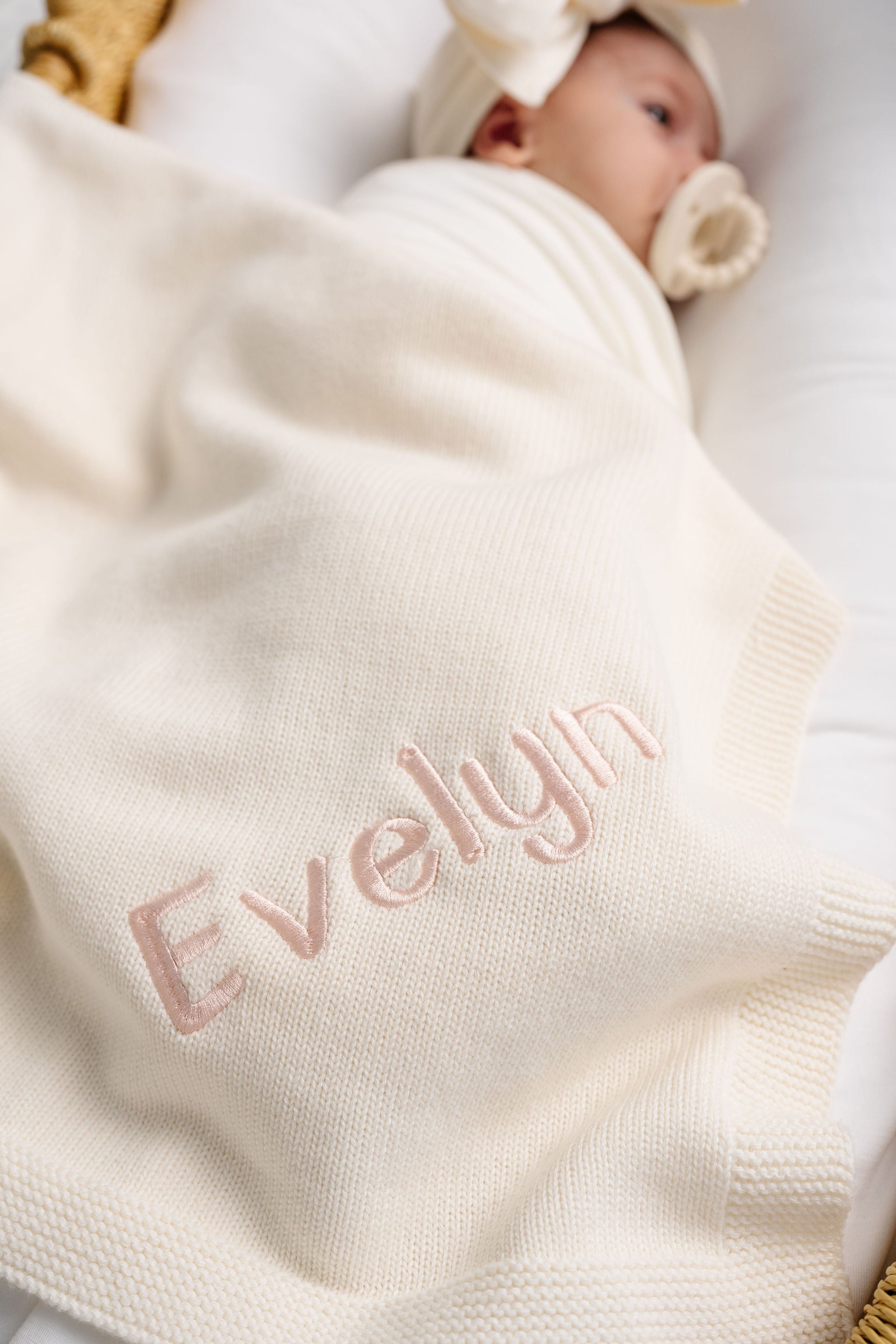 Knit Blanket - Blush