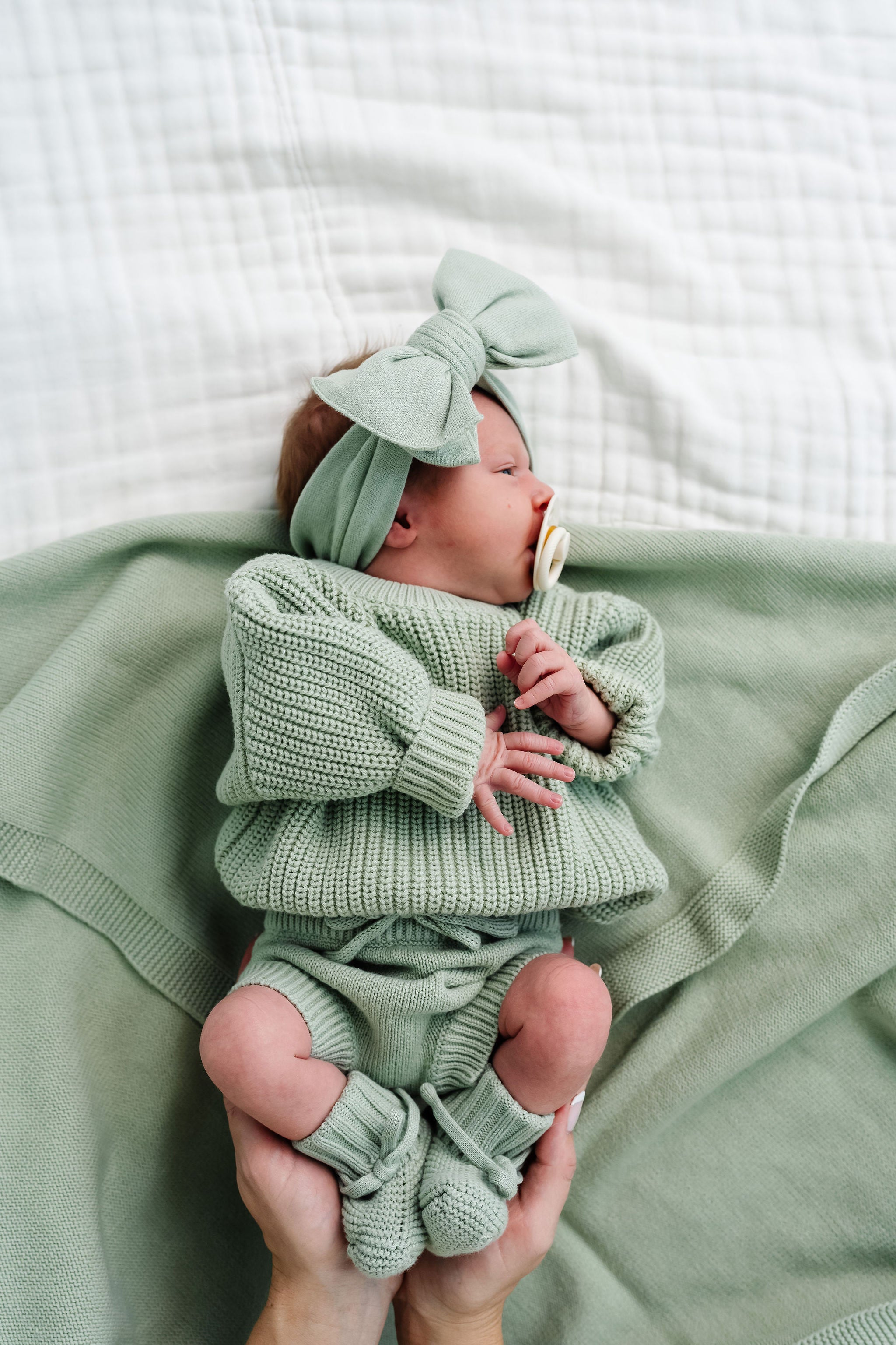 Knit Headband Bundle - Sage