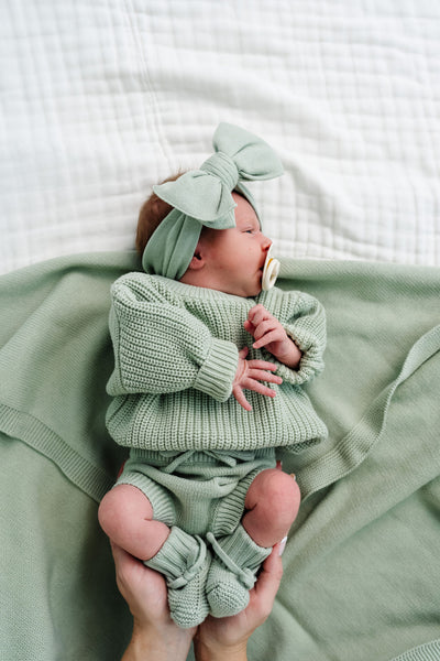 Knit Headband Bundle - Sage