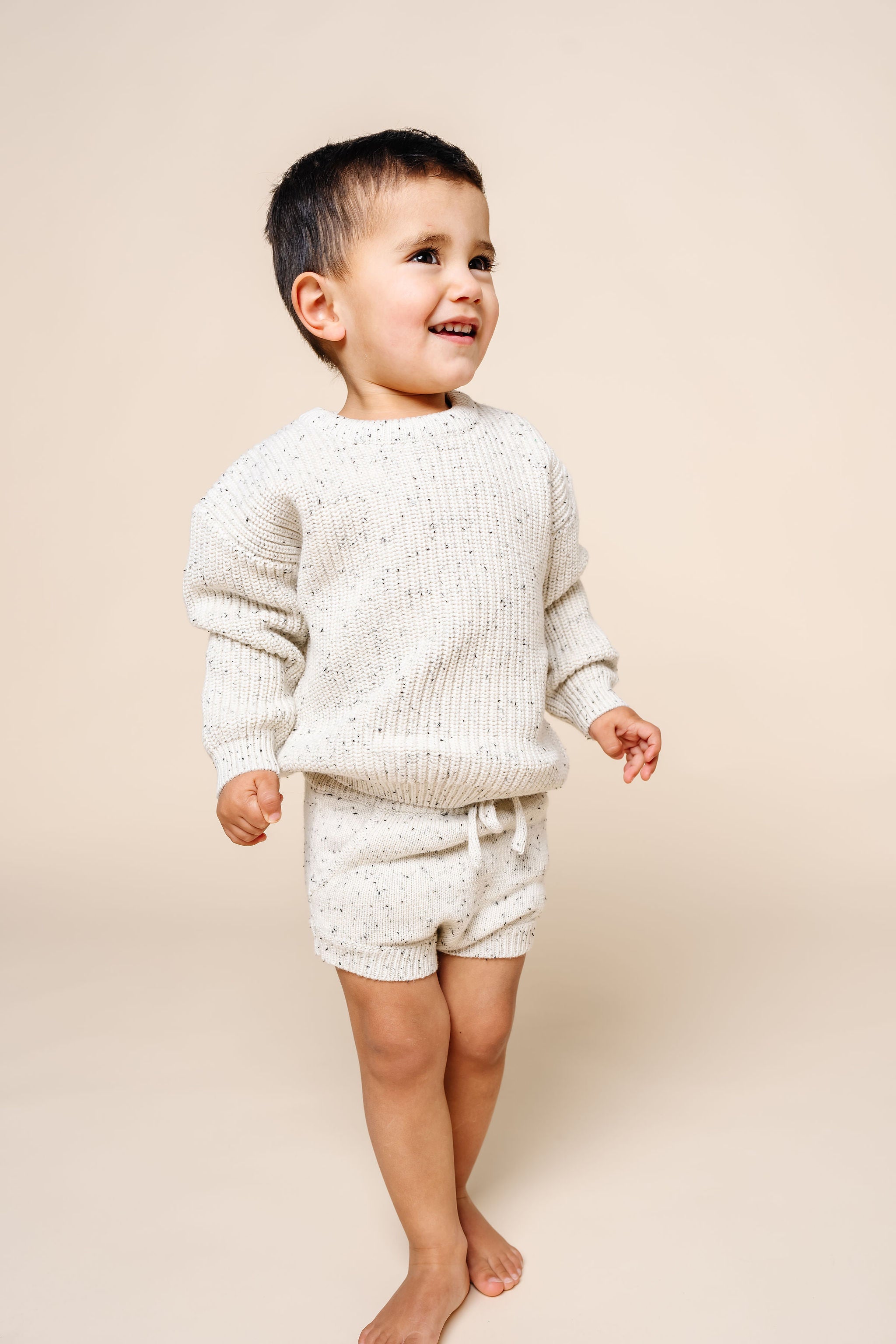 Knit Bummie - Cream Speckle