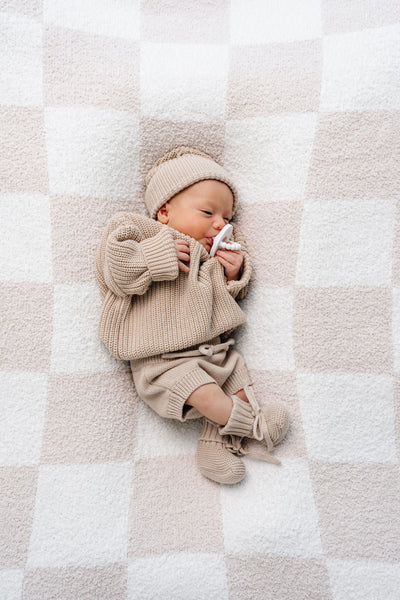 Knit Beanie Bundle - Tan