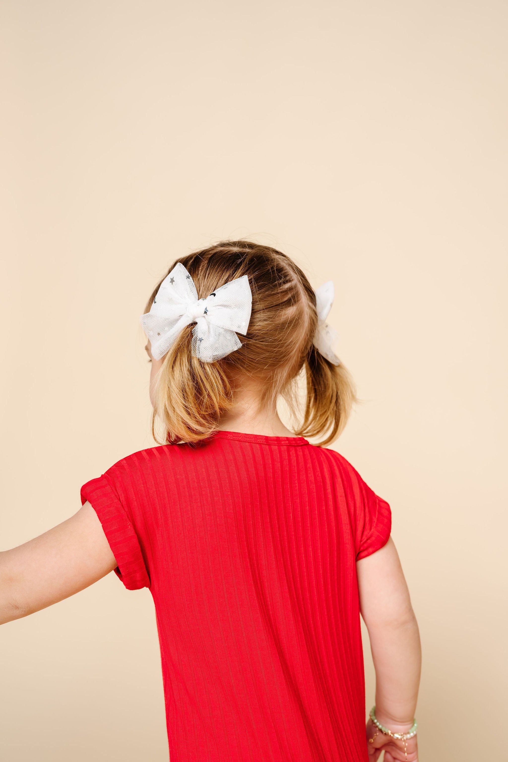 Tulle Bow - Metallic Star