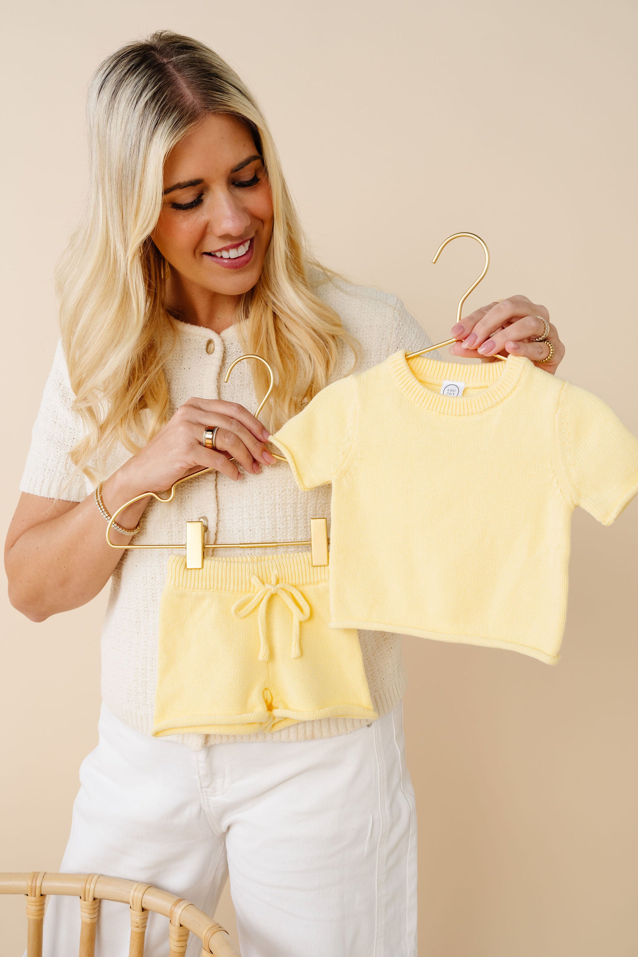 Knit Shorts - Butter Yellow