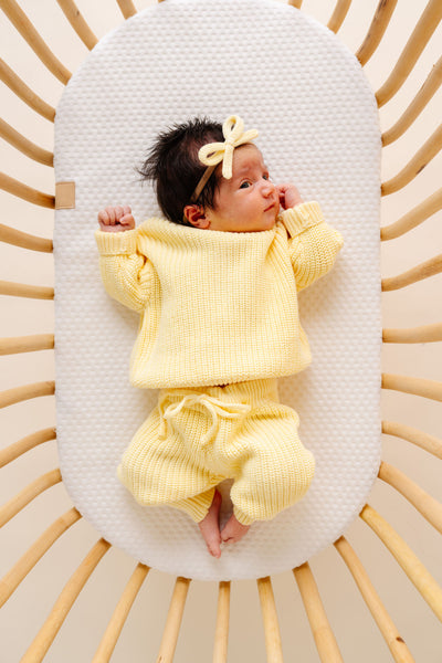 Knit Jogger Pant - Butter Yellow