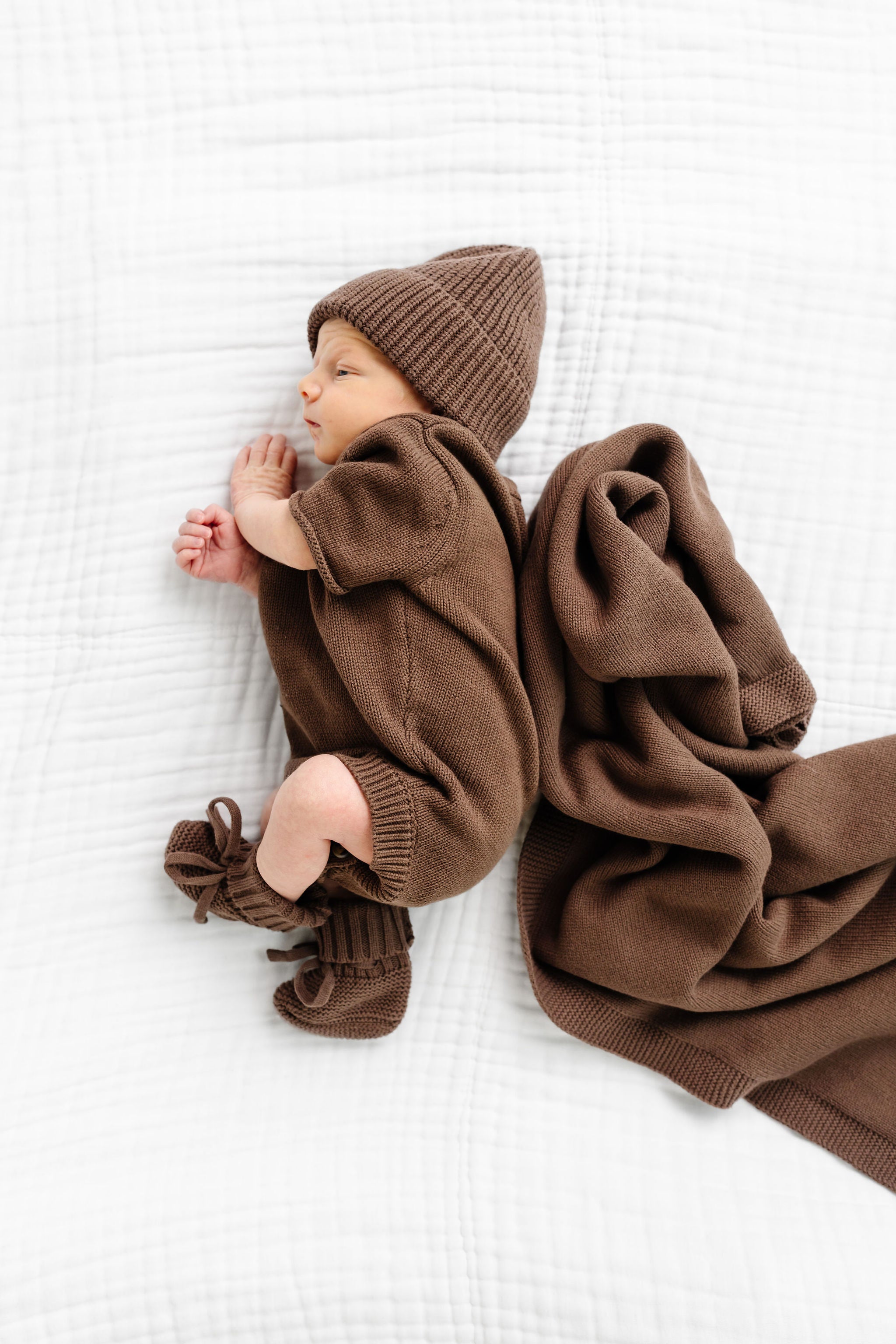 Knit Beanie Bundle - Cocoa