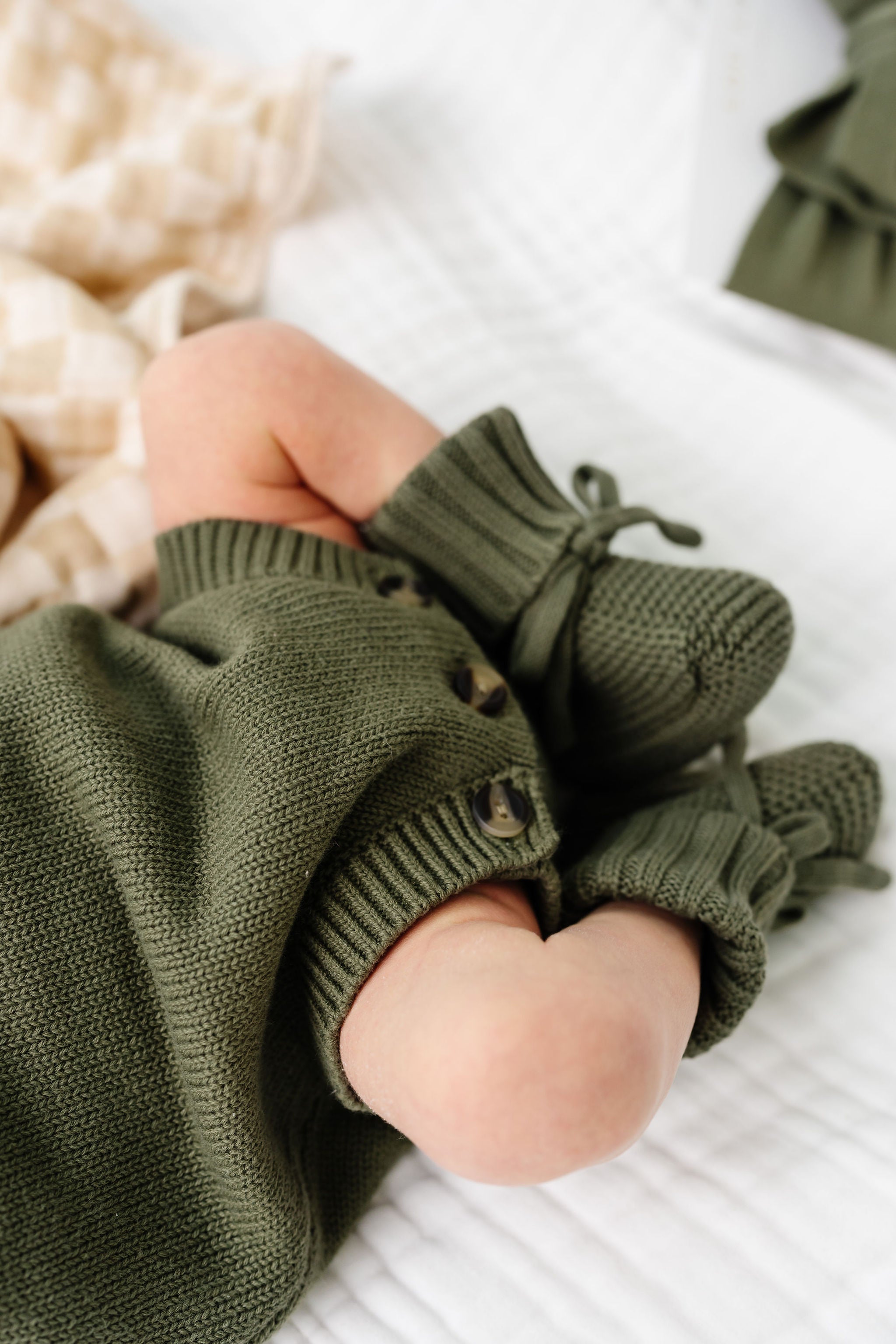 Knit Beanie Bundle - Olive
