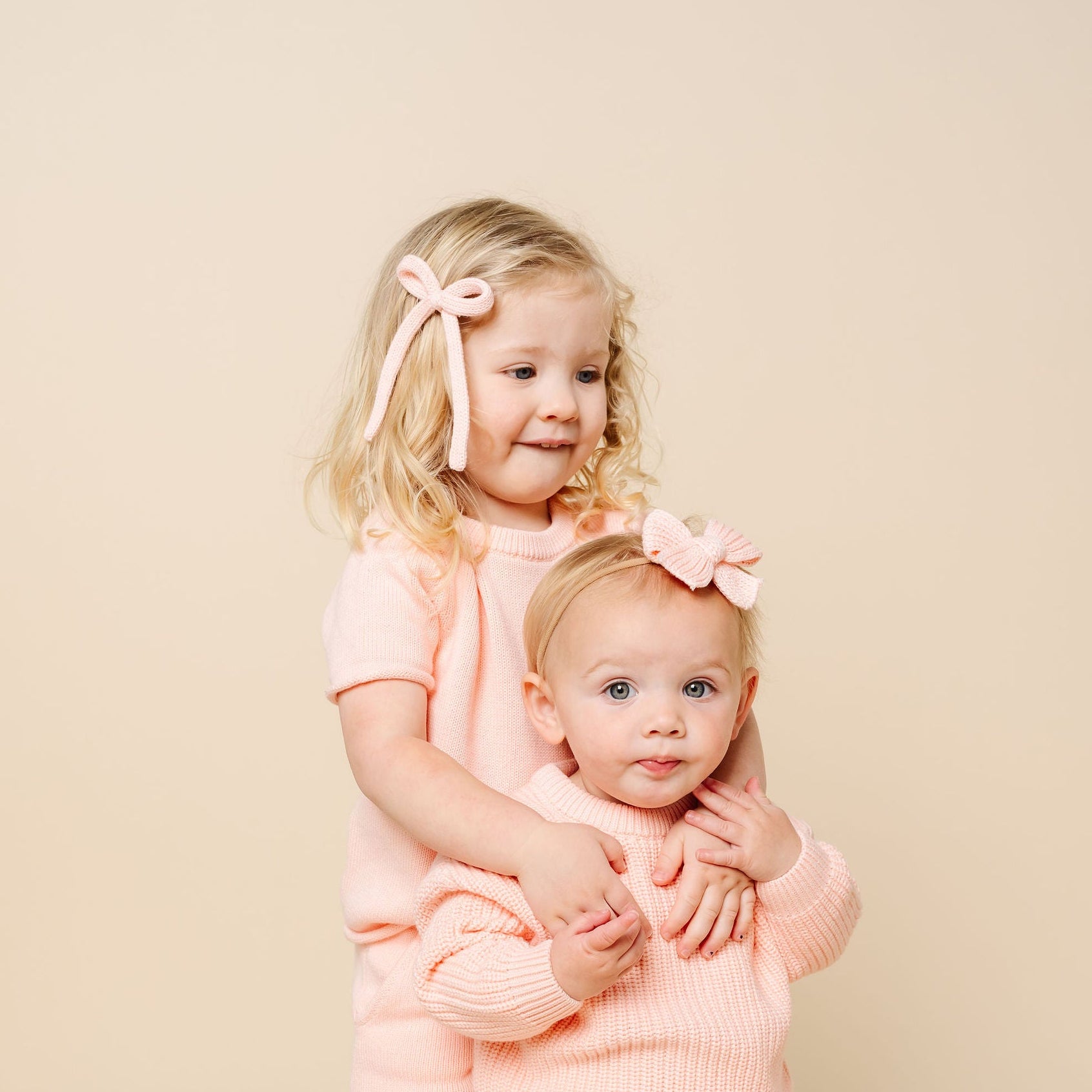 Sweater Bow 3 Pack - Ballet Knit Sash Clip