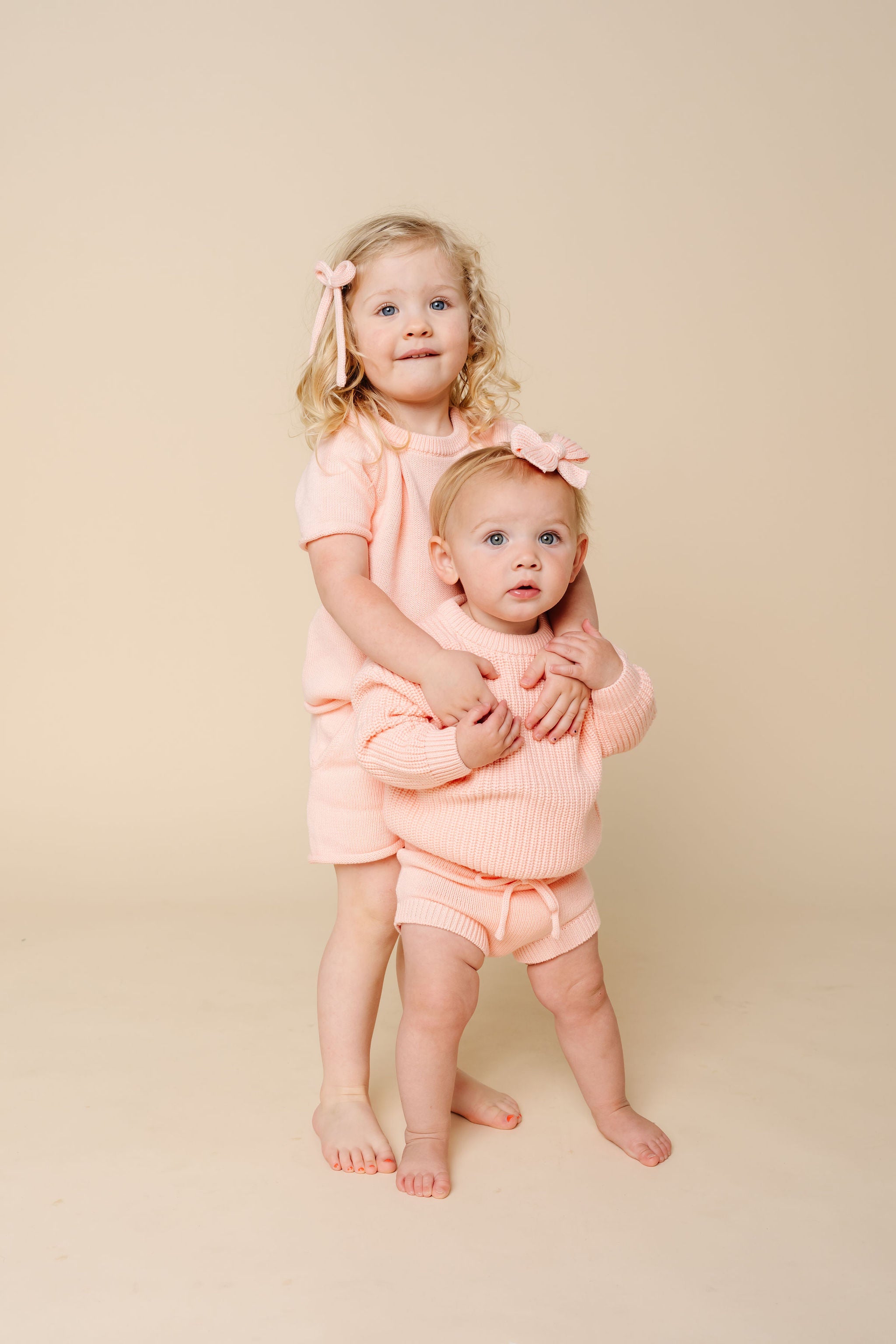 Sweater Bow - Ballet Knit Sash Clip