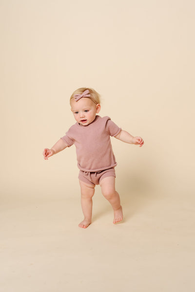Knit Bummie - Mauve