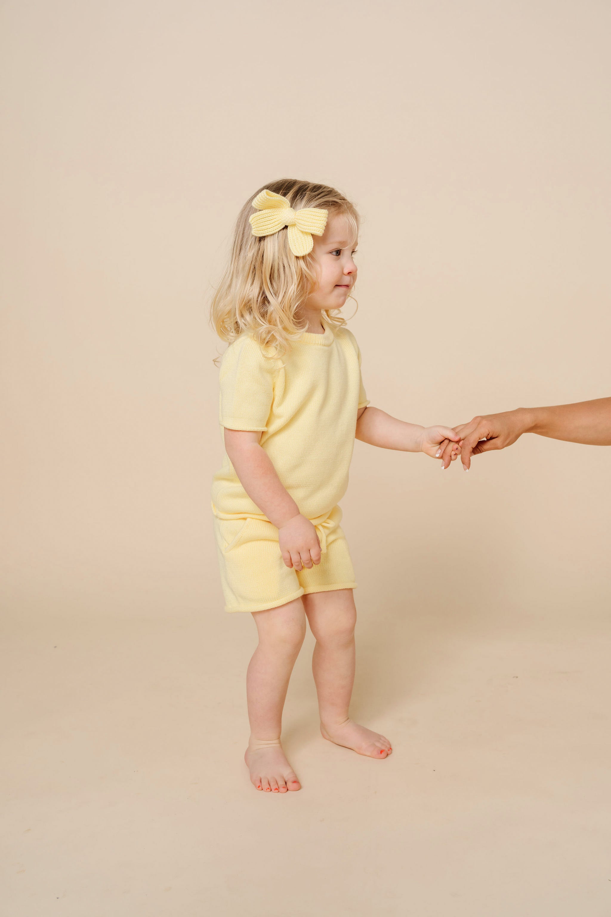 Knit Shorts - Butter Yellow