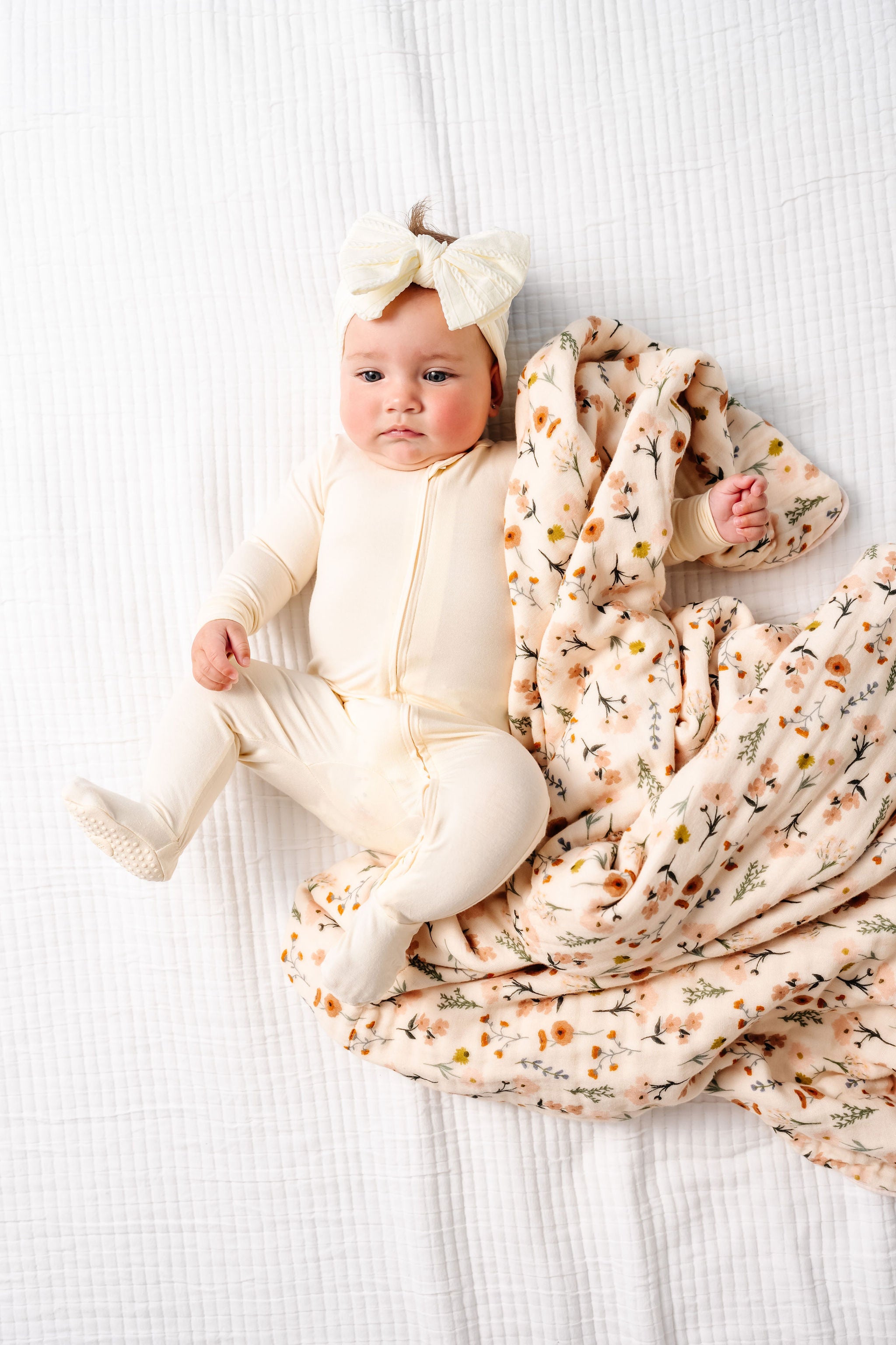 Cloud Muslin™ Quilt - Rachel/Cream