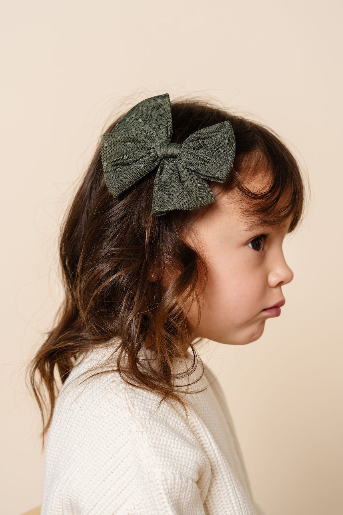 Tulle Bow 3 Pack: Red Dot