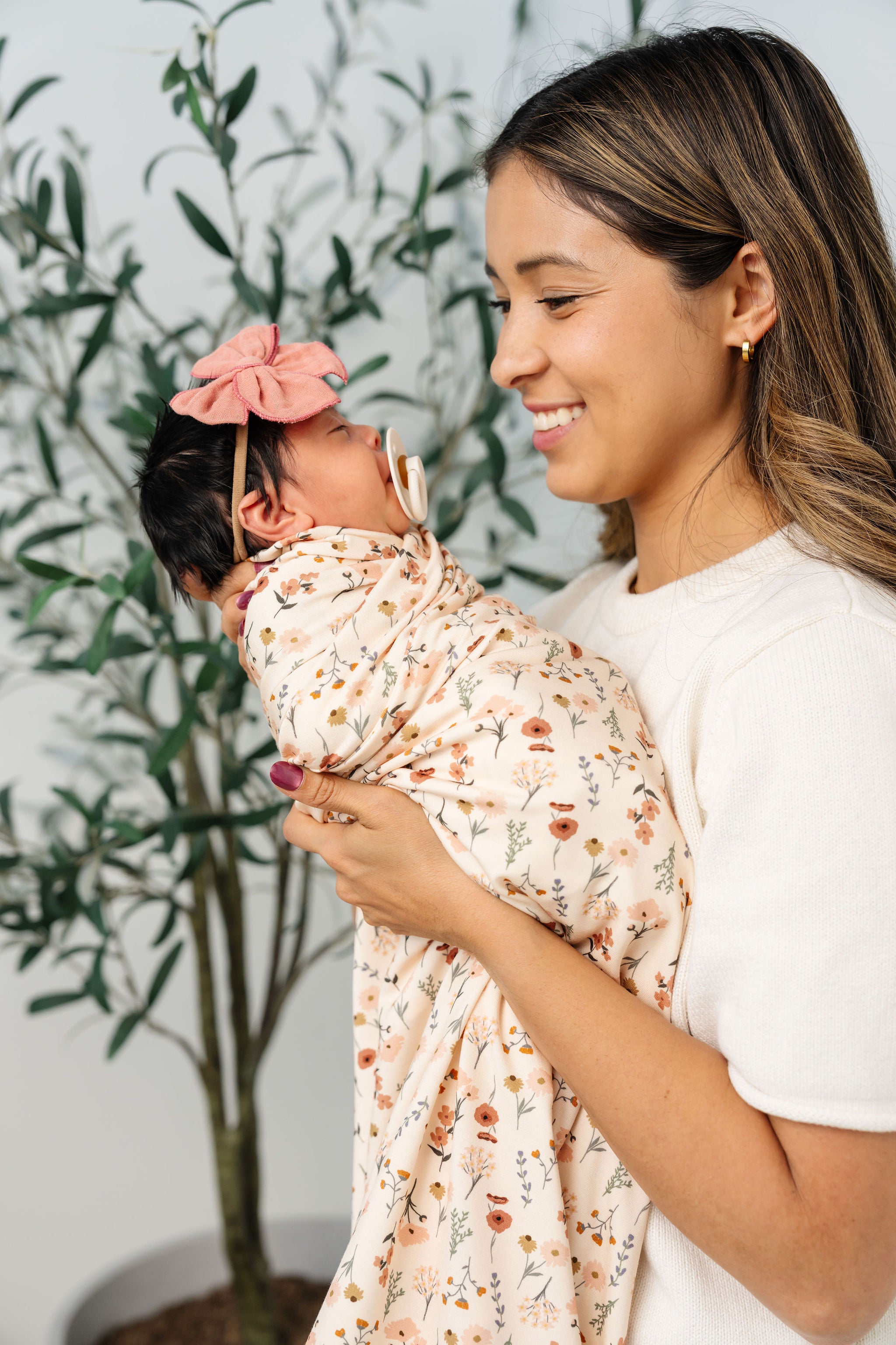 Cloud Muslin™ Heirloom Bow - Rose Headband